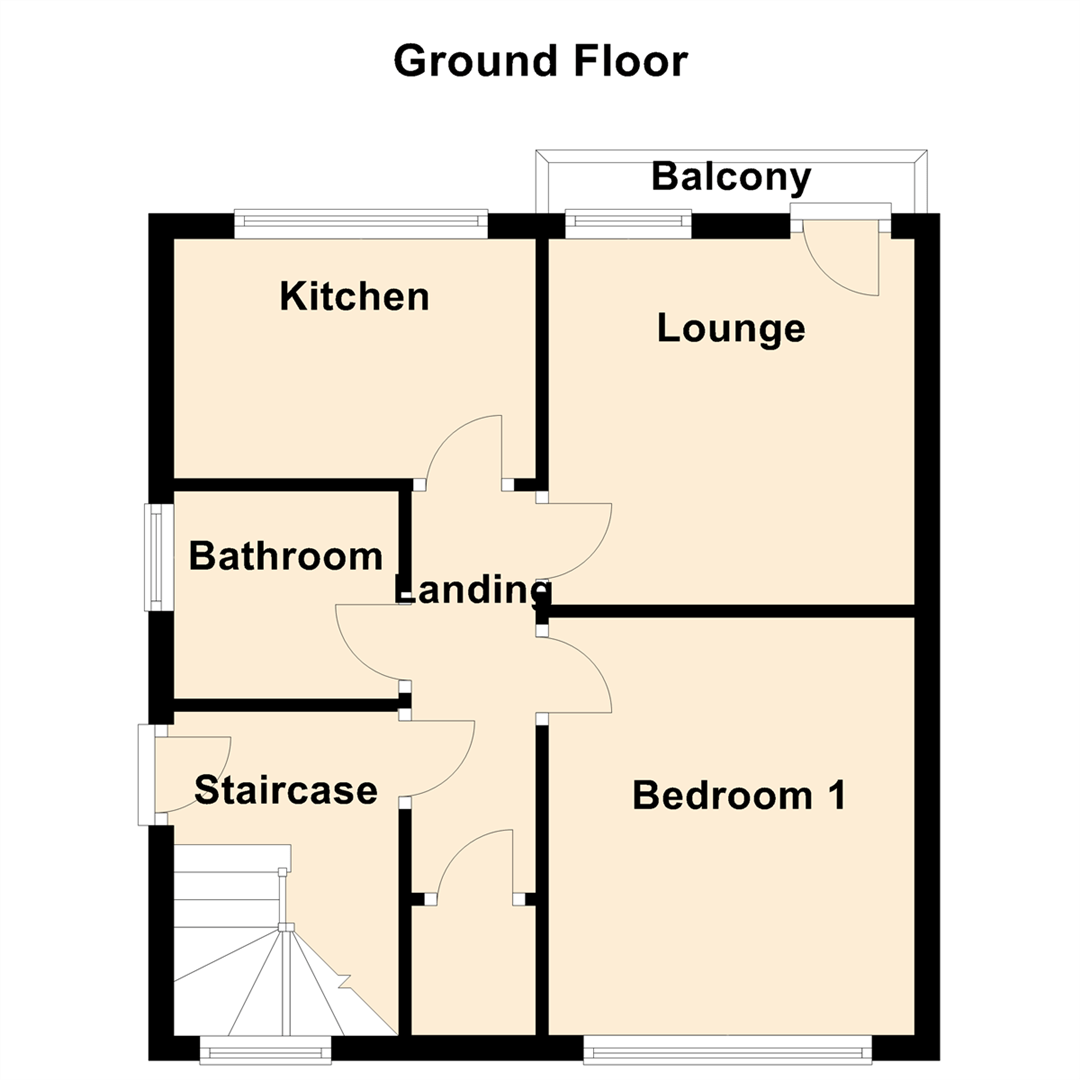 All Saints Circle, Woodlesford, Leeds LS26, 1 bedroom flat for sale