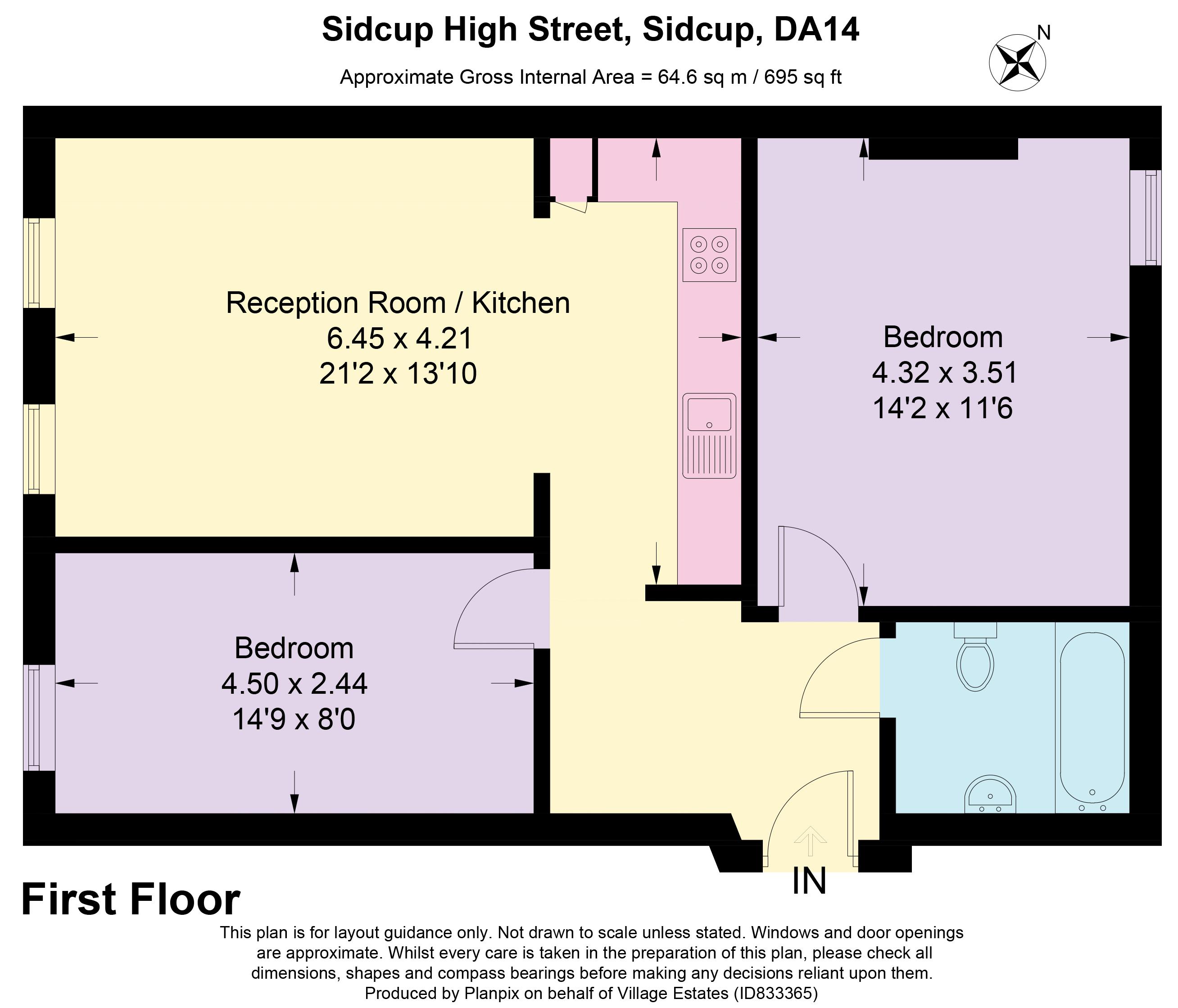 Sidcup High Street, Sidcup DA14, 2 bedroom flat for sale 60784464