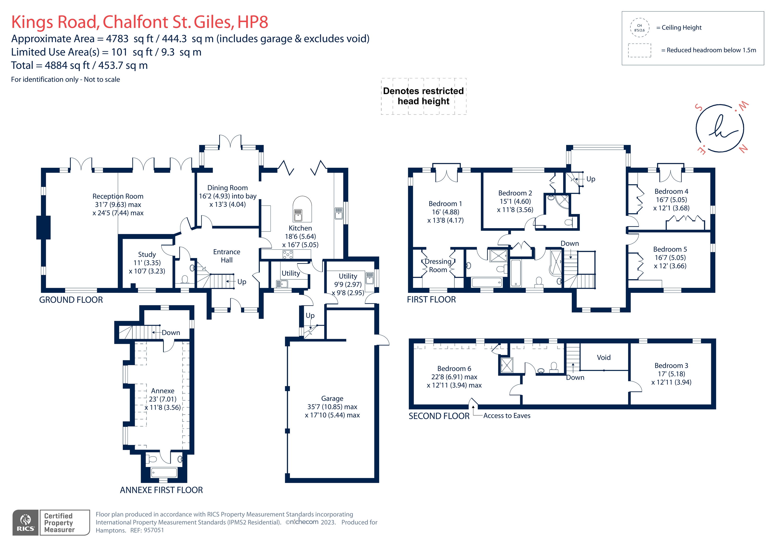 Kings Road, Chalfont St. Giles HP8, 6 bedroom detached house for sale