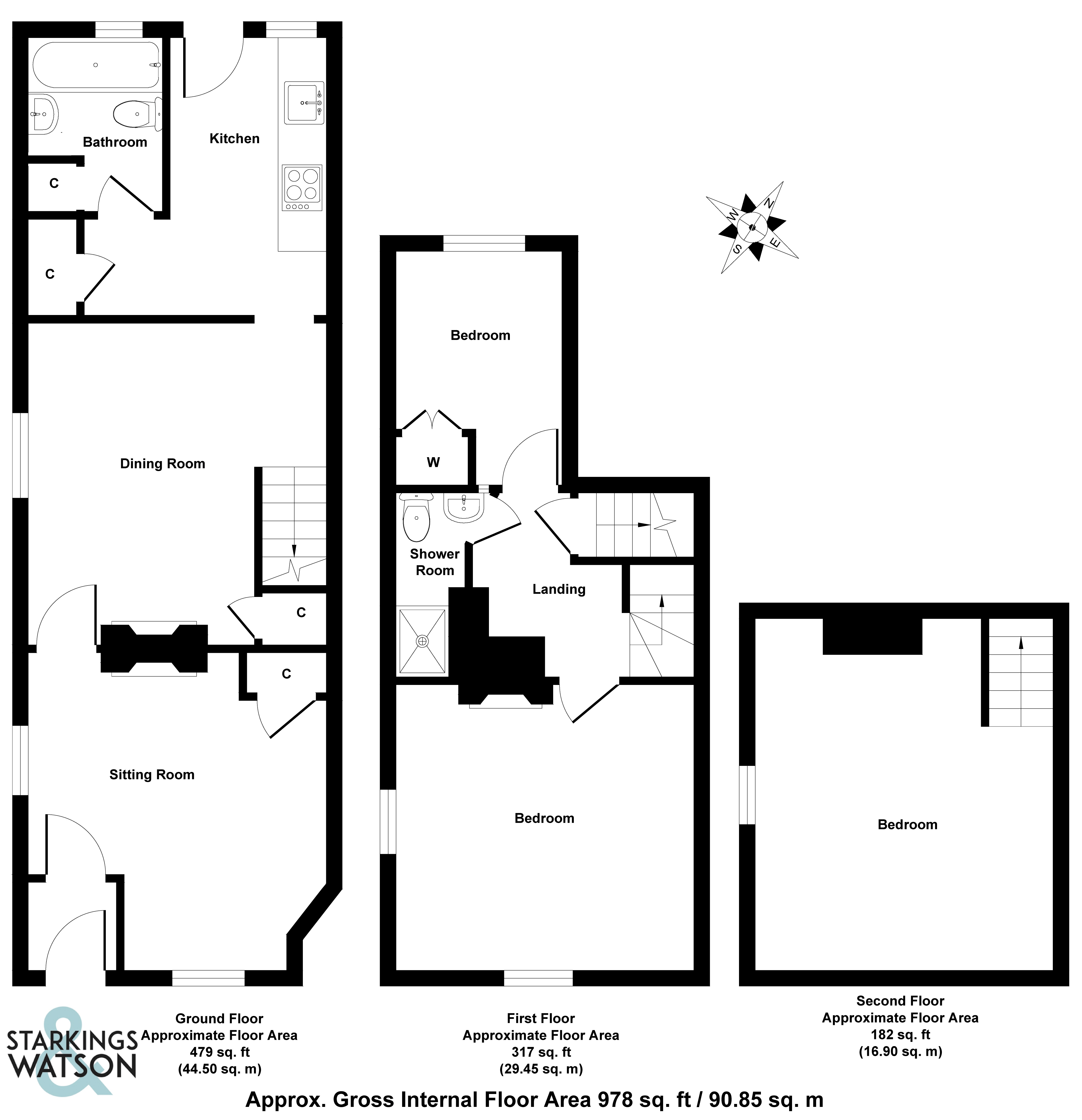 Beehive Yard, Denmark Street, Diss IP22, 3 bedroom end terrace house