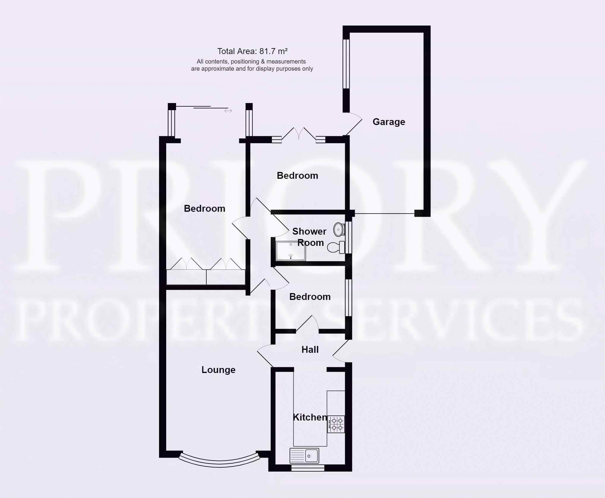 Zodiac Drive, Packmoor, StokeOnTrent ST6, 2 bedroom detached bungalow