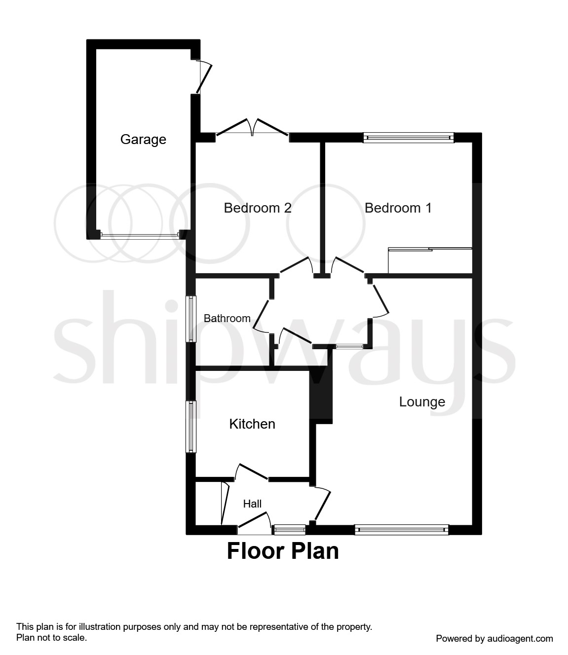 Ferndale Crescent, Kidderminster DY11, 2 bedroom detached bungalow for