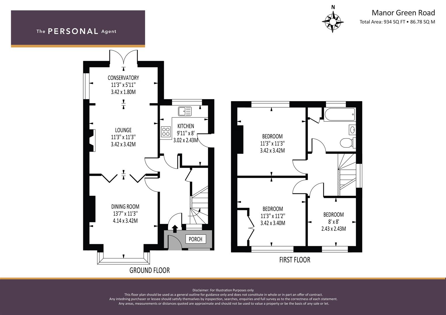 Manor Green Road, Epsom KT19, 3 bedroom detached house for sale