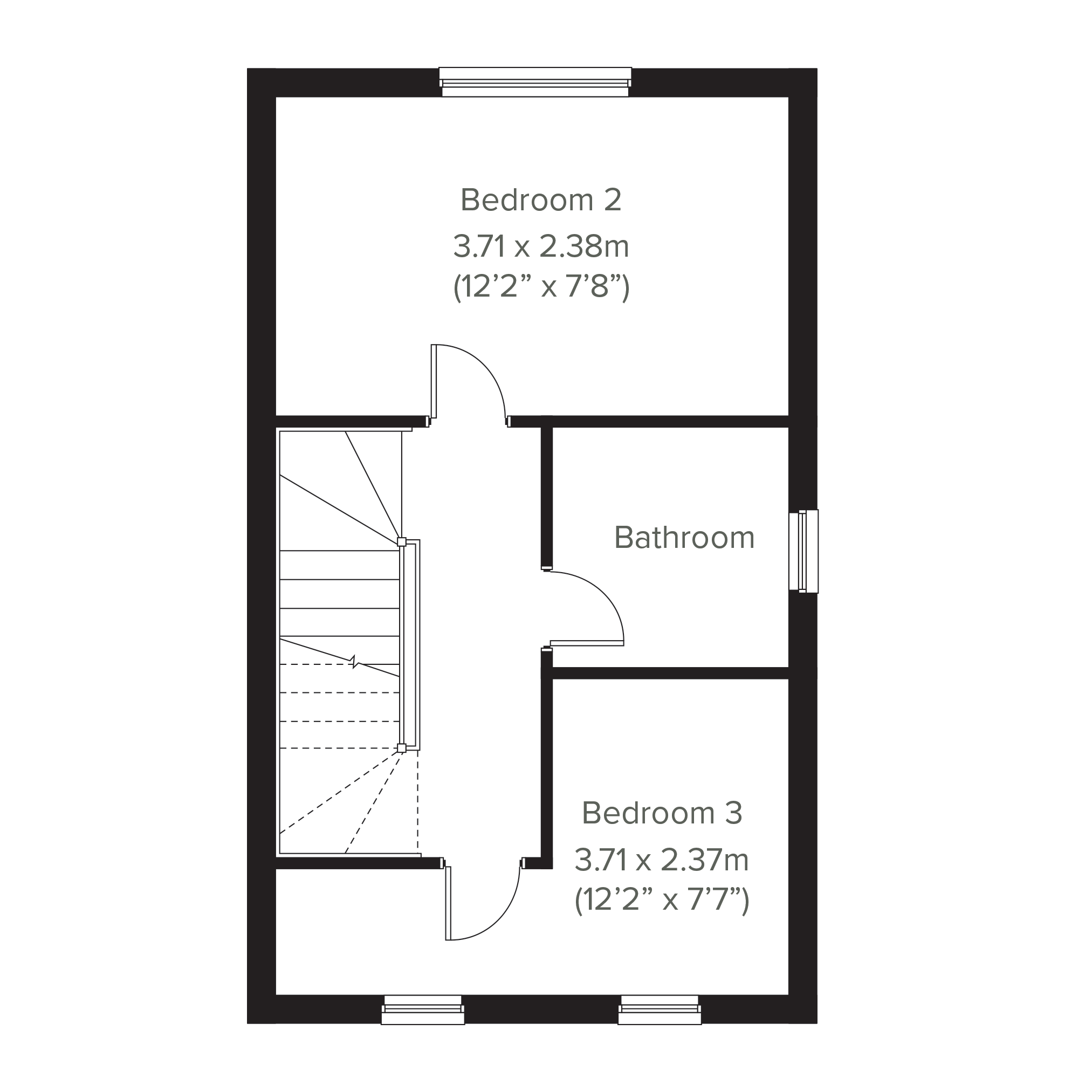 "The Moseley" at Ladgate Lane, Middlesbrough TS5, 3 bedroom end terrace house for sale