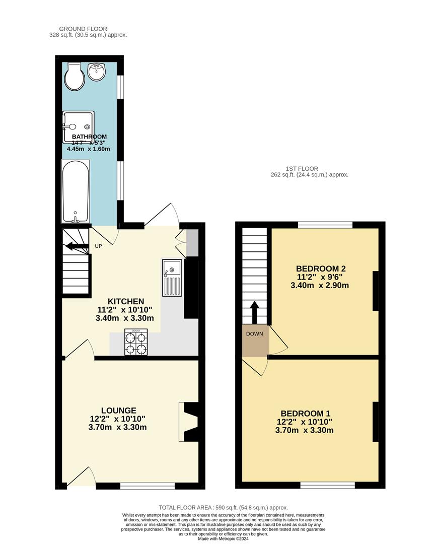 King Street, Withernsea HU19, 2 bedroom terraced house for sale