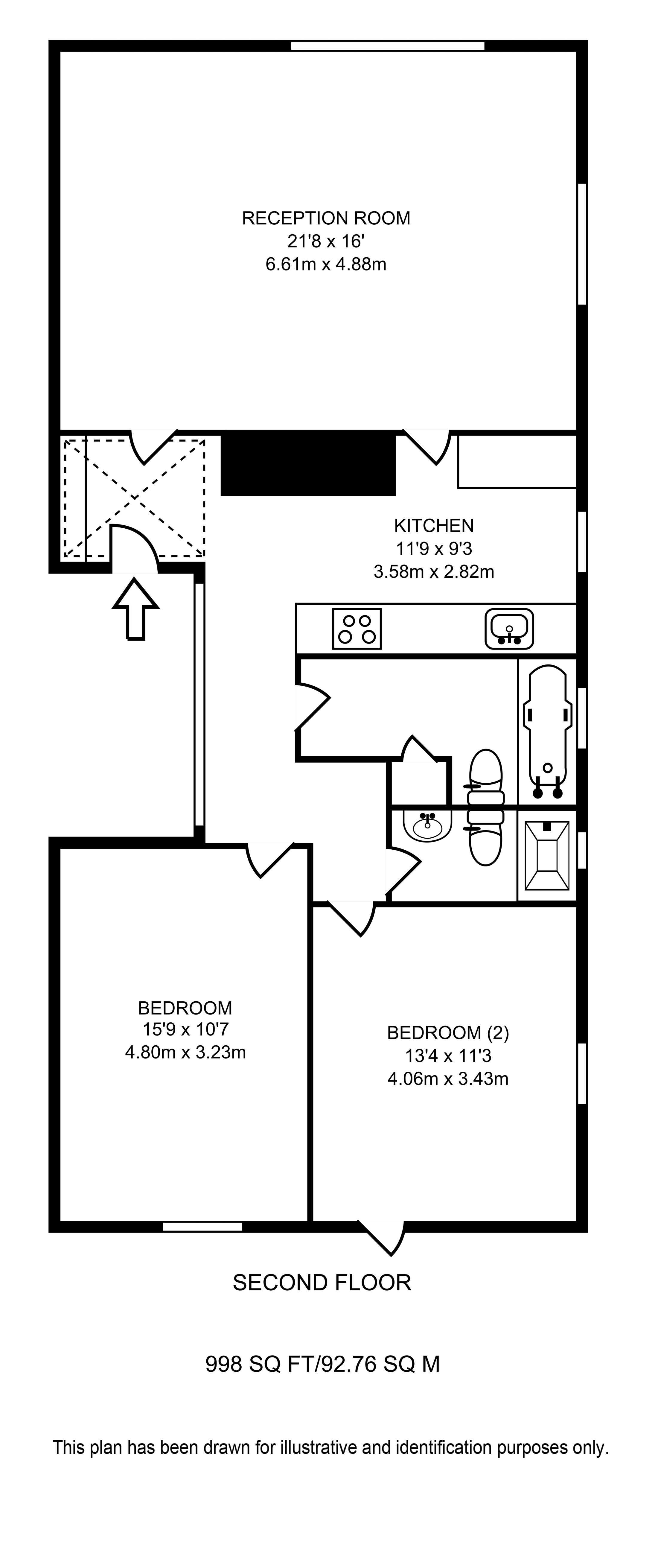 Highbury Grove, Highbury And Islington, London N5, 2 bedroom flat to