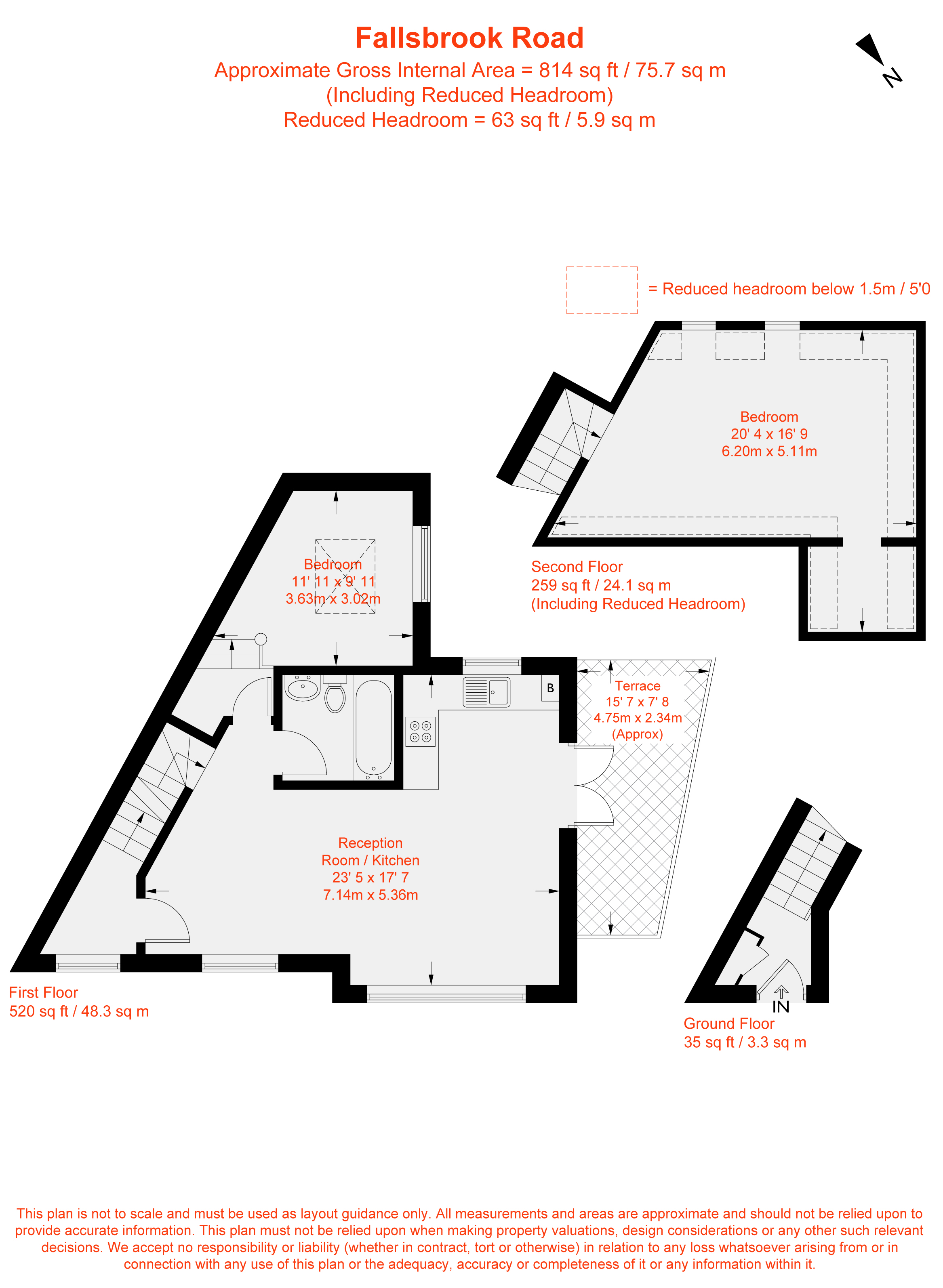 Fallsbrook Road, London SW16, 2 bedroom flat for sale 61747327