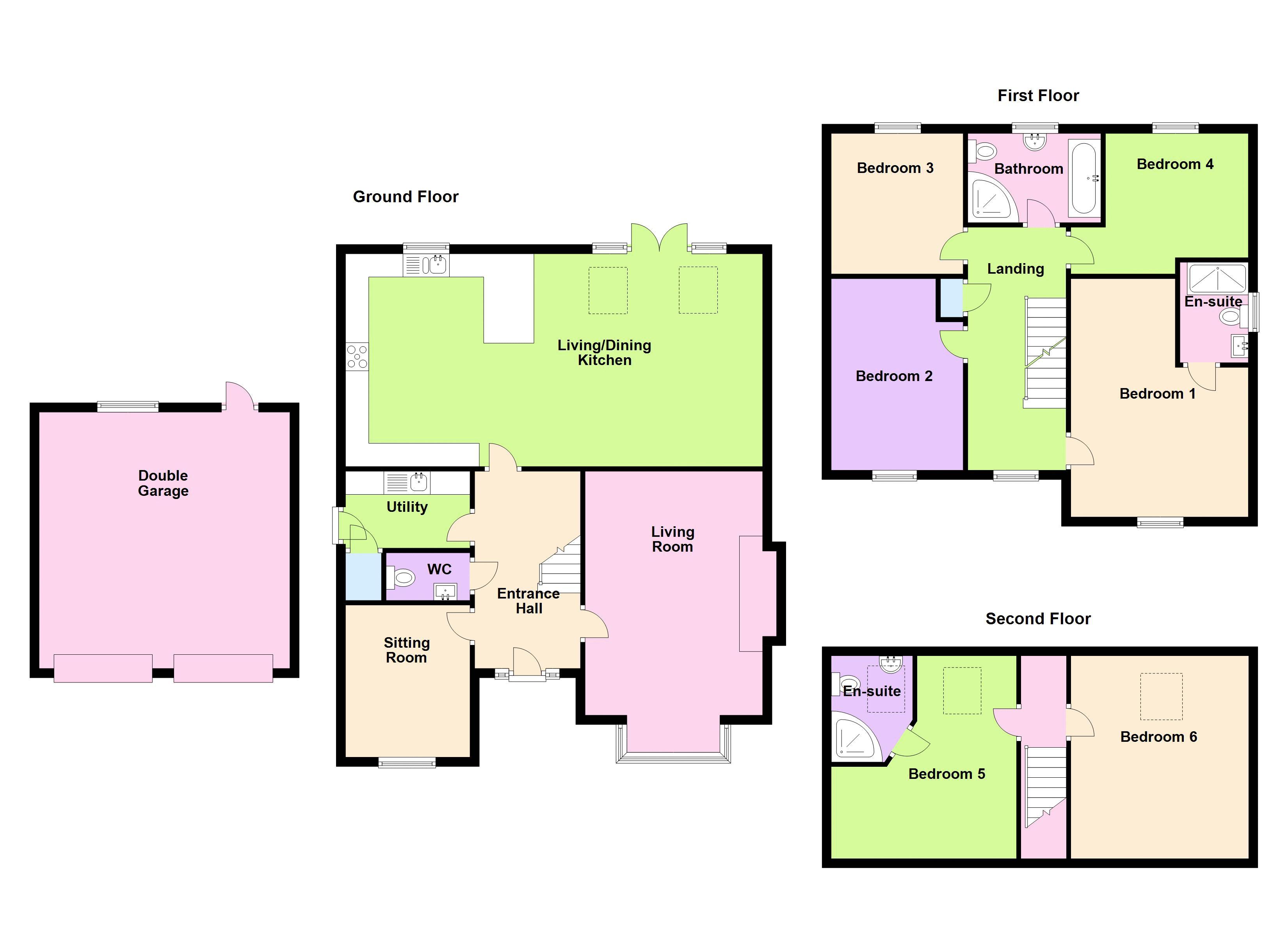 Sycamore Close, Wootton, Ulceby DN39, 6 bedroom detached house for sale