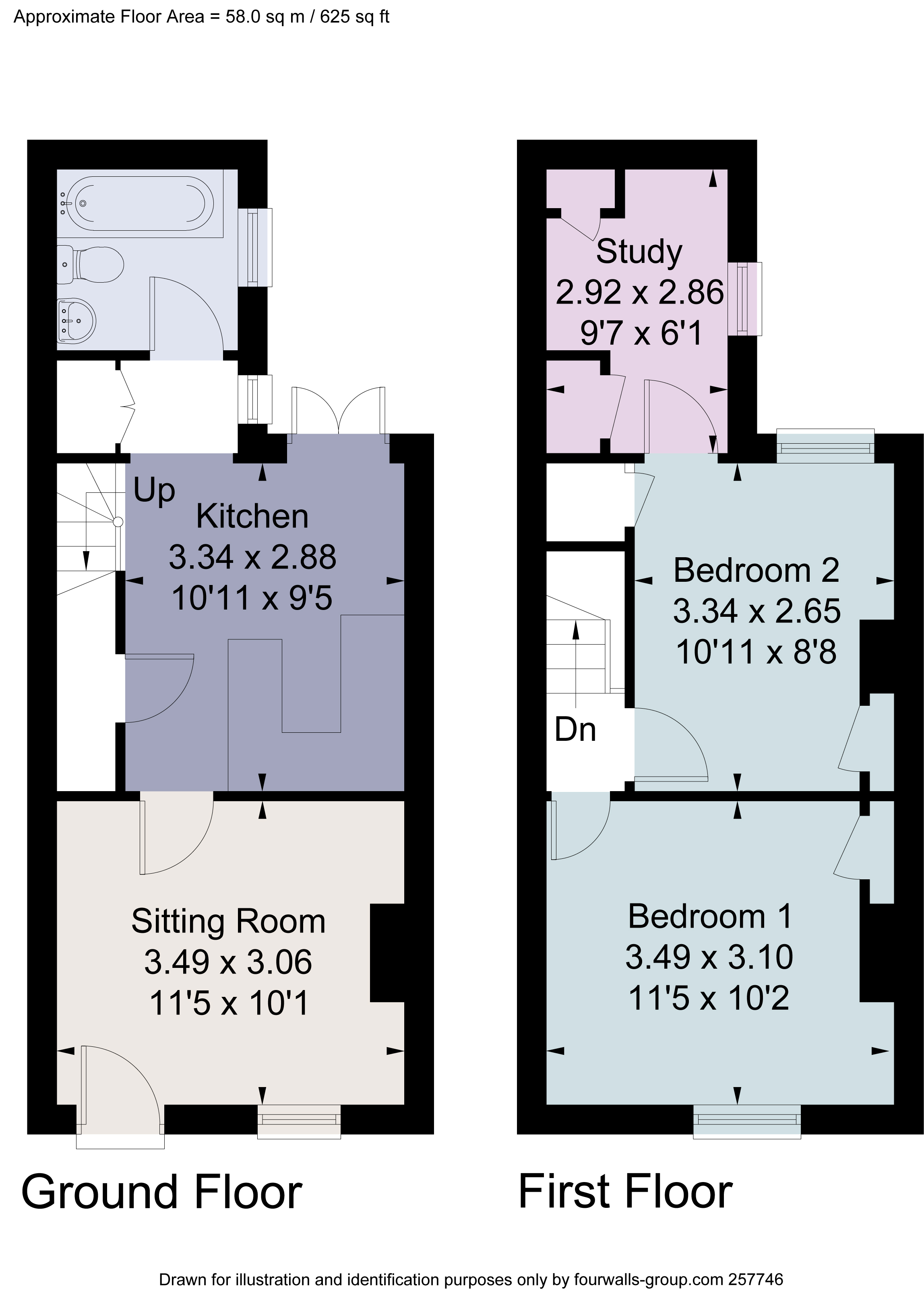 Mill Street, Cambridge CB1, 2 bedroom terraced house for sale