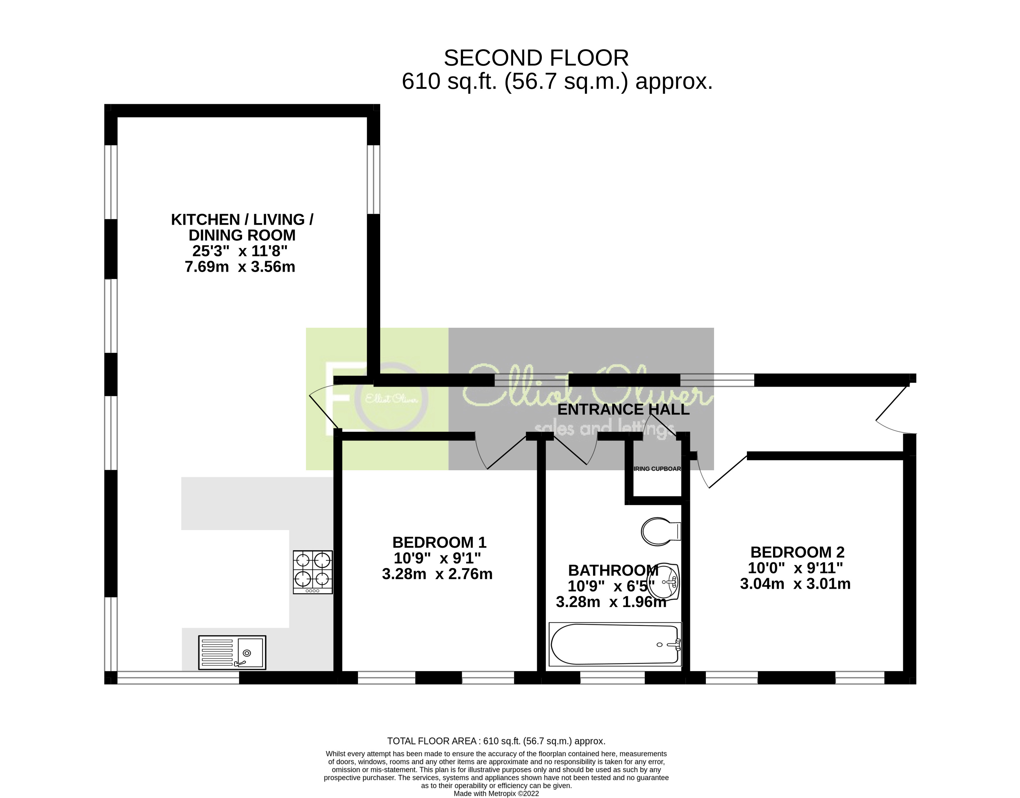 Fairview Road, Cheltenham GL52, 2 bedroom flat for sale 64204887