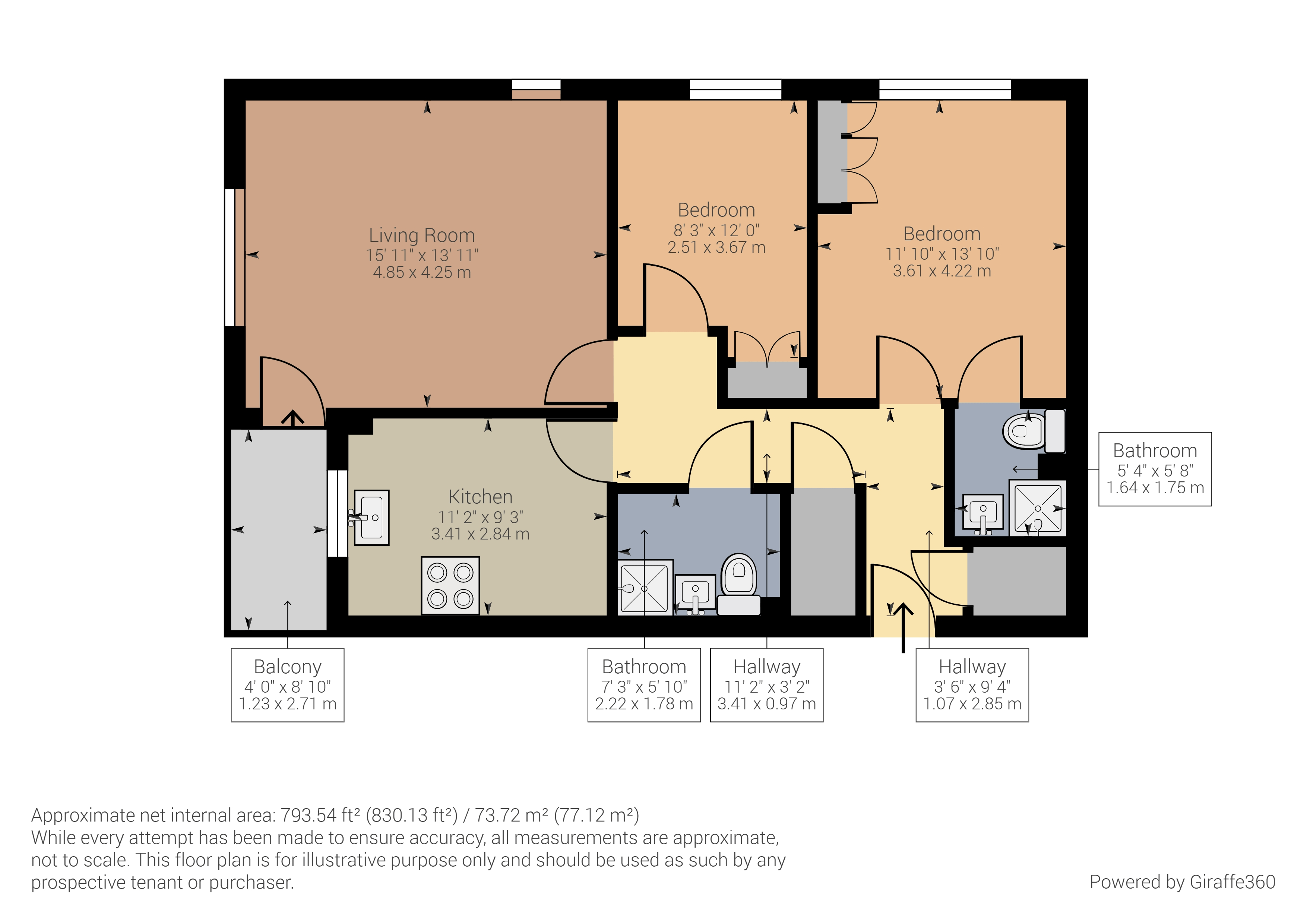 Wray Park Road, Reigate RH2, 2 bedroom flat for sale 57404901