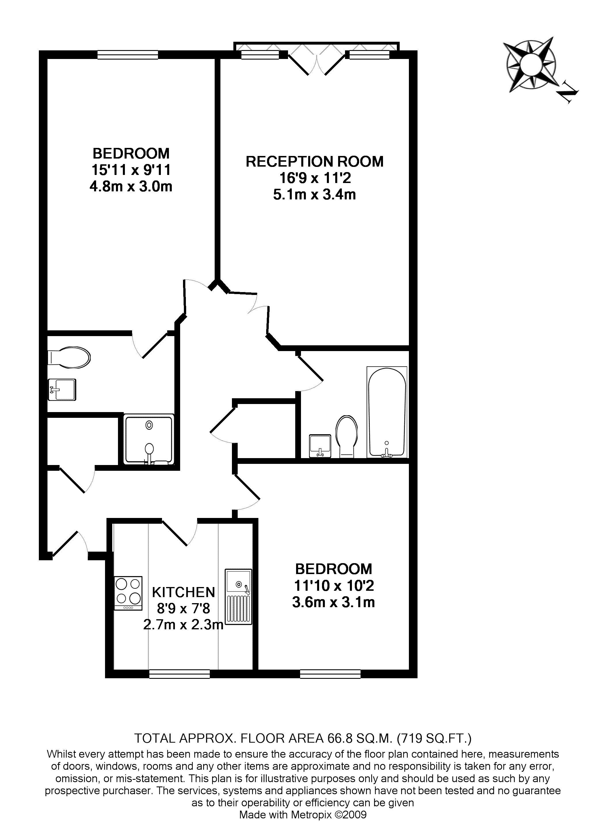 2 bed flat to rent in Brockham Street, Borough, London SE1 59108185