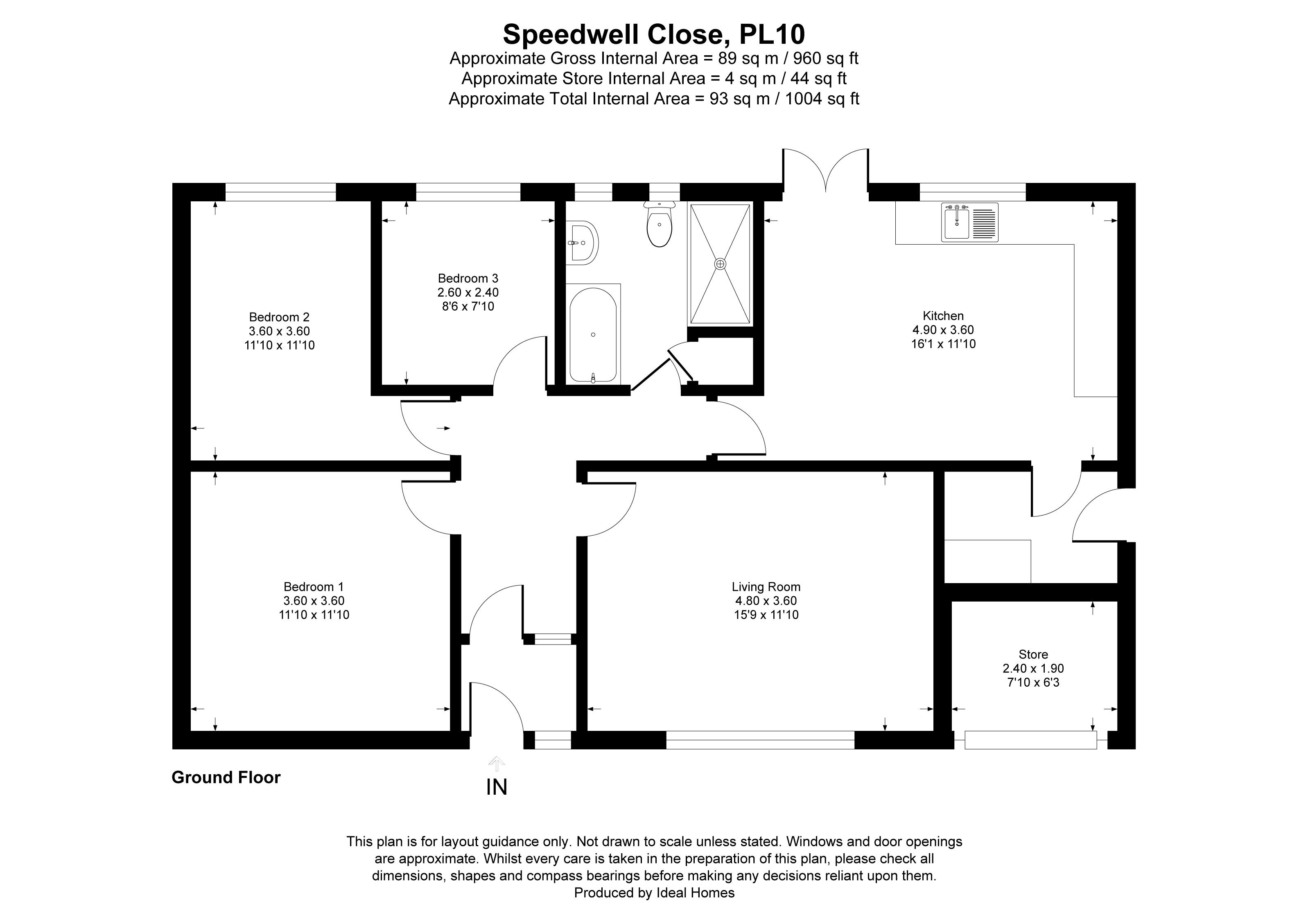 Speedwell Close, Millbrook, Cornwall PL10, 3 bedroom detached bungalow