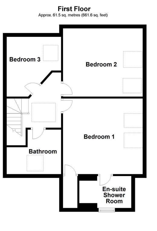 New home, 3 bed end terrace house for sale in Hermitage Lane, Boughton
