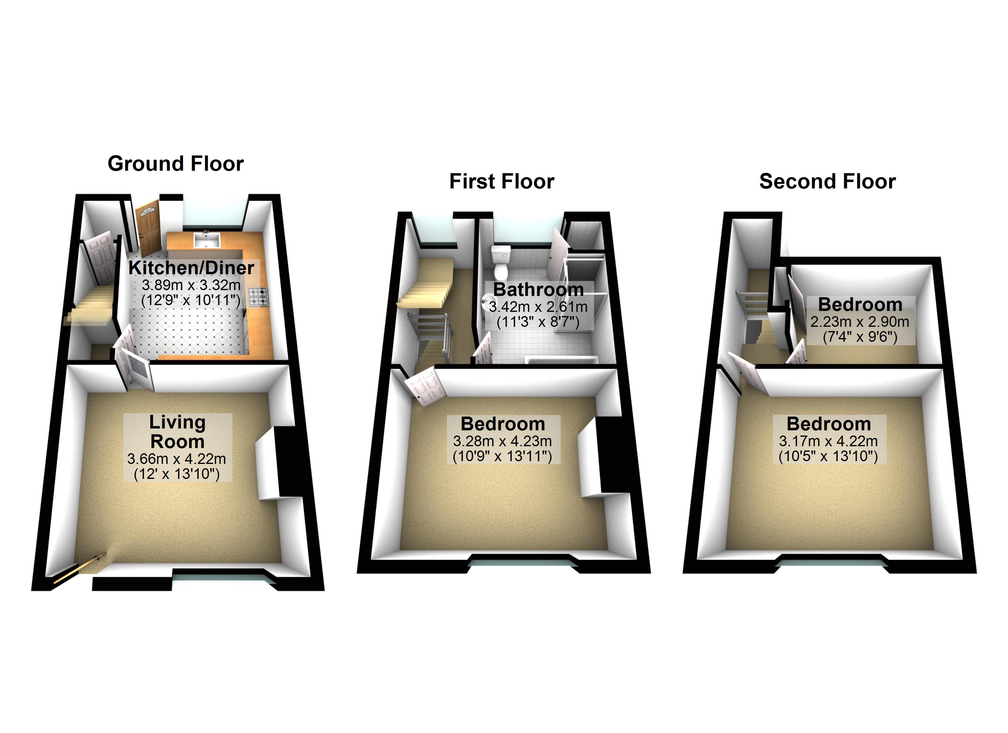3 bed terraced house for sale in Victoria Grove, Leeds LS9 Zoopla