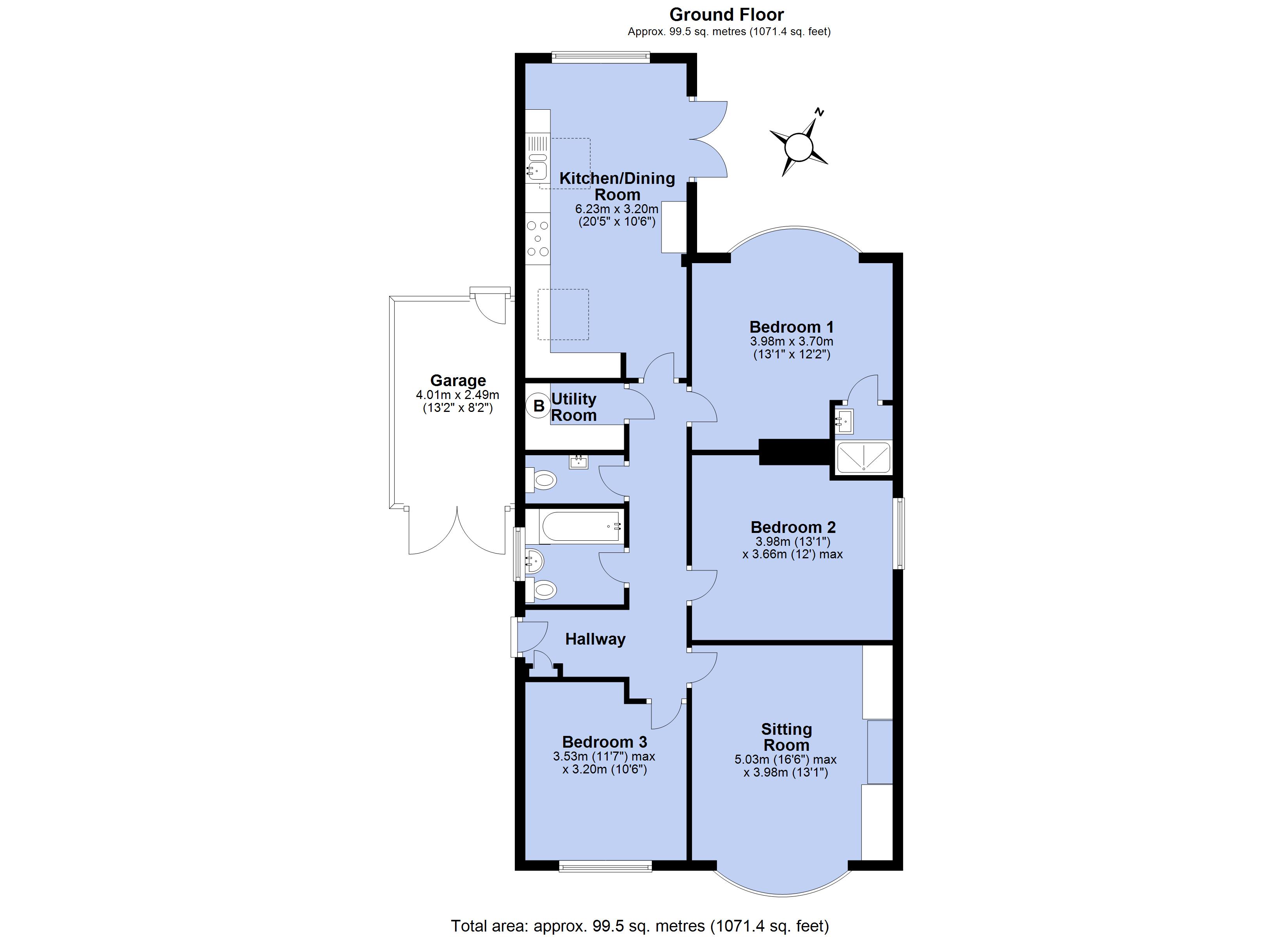 Jacks Lane, Torquay TQ2, 3 bedroom detached bungalow for sale
