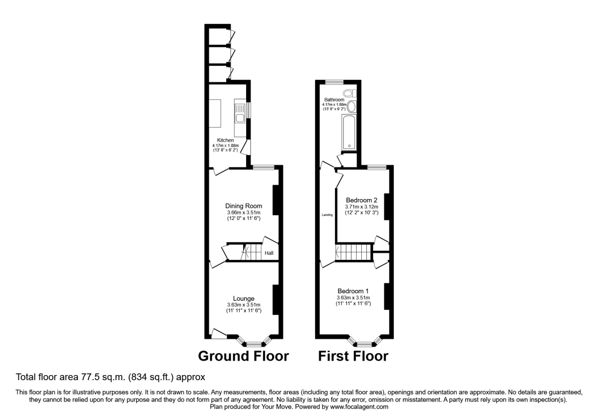 Haddenham Road, Leicester LE3, 2 bedroom terraced house for sale