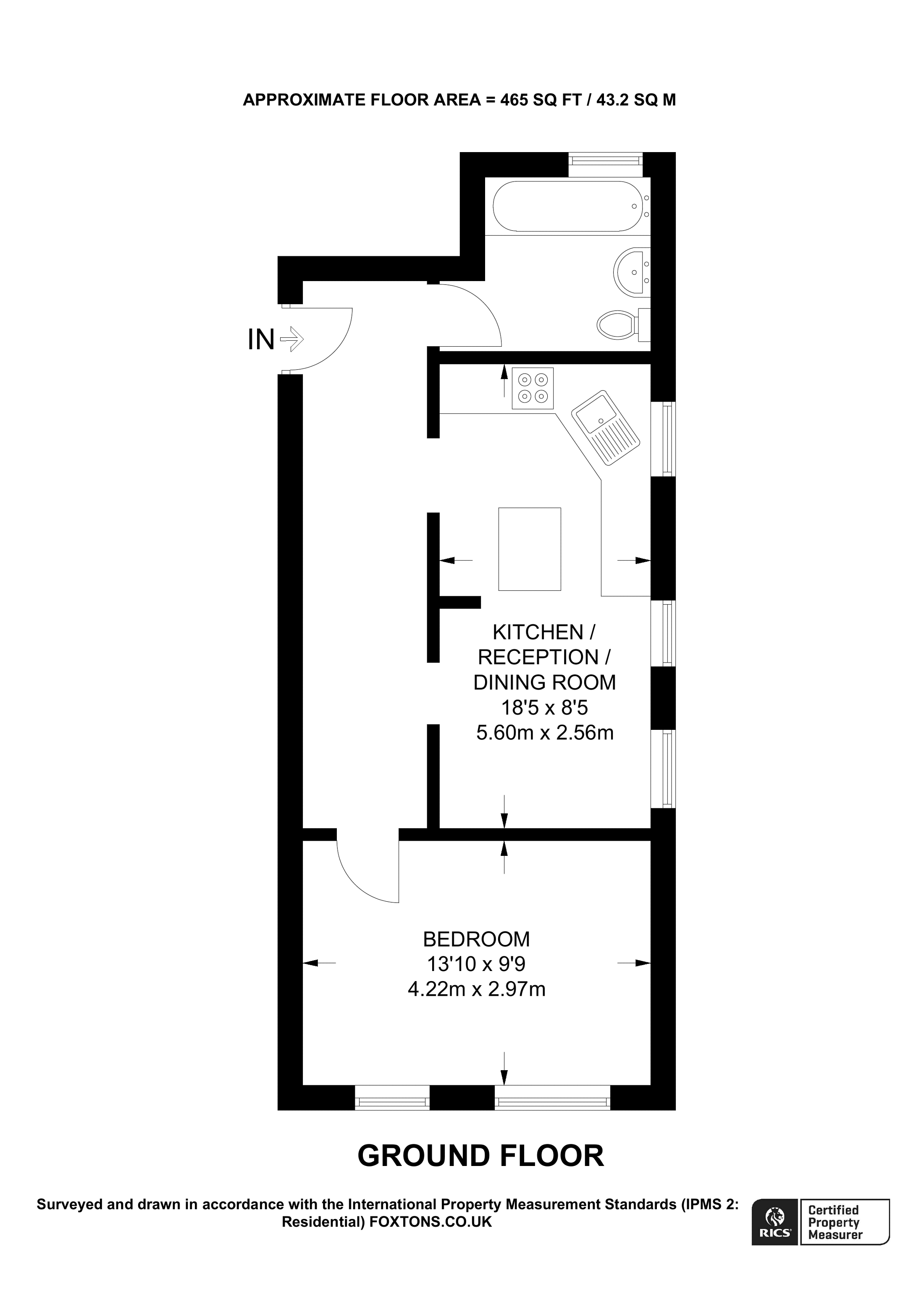 Cranes Park, Surbiton KT5, 1 bedroom flat for sale 66444278