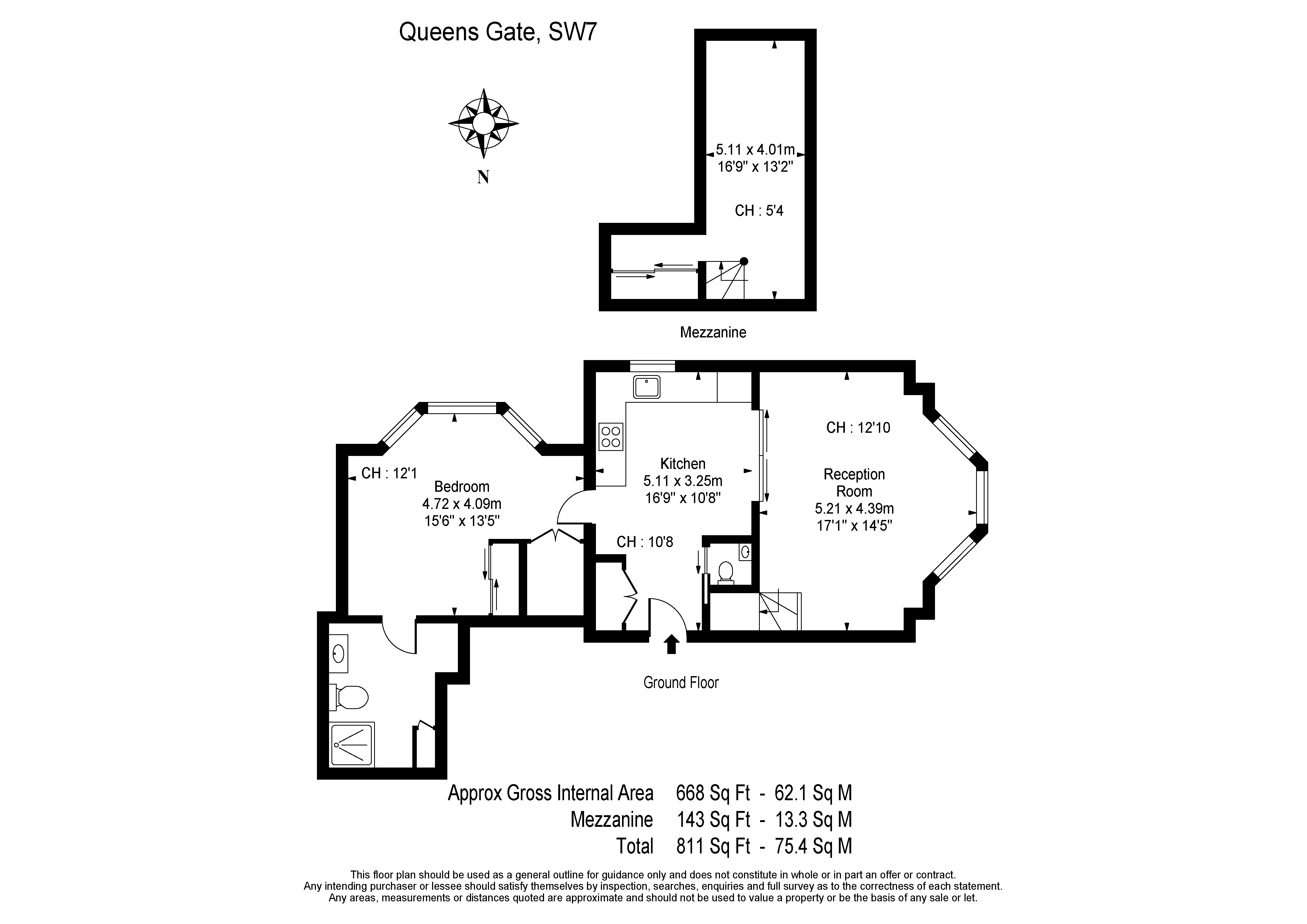 Queens Gate, London SW7, 1 bedroom flat for sale 65261307 PrimeLocation