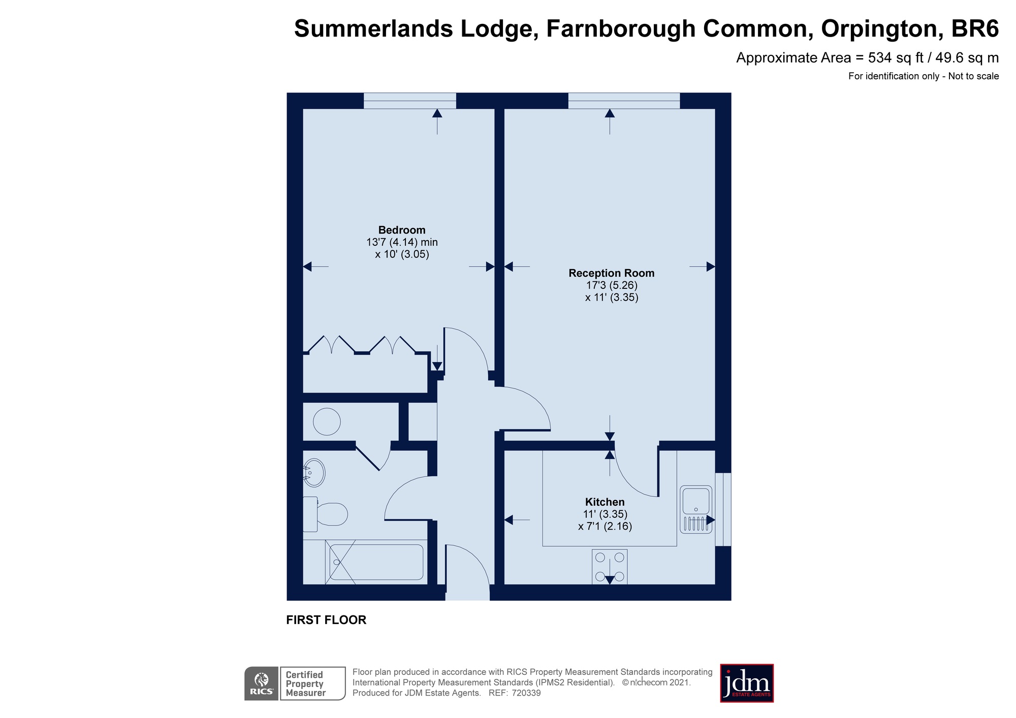 Farnborough Common, Orpington, Kent BR6, 1 bedroom flat for sale