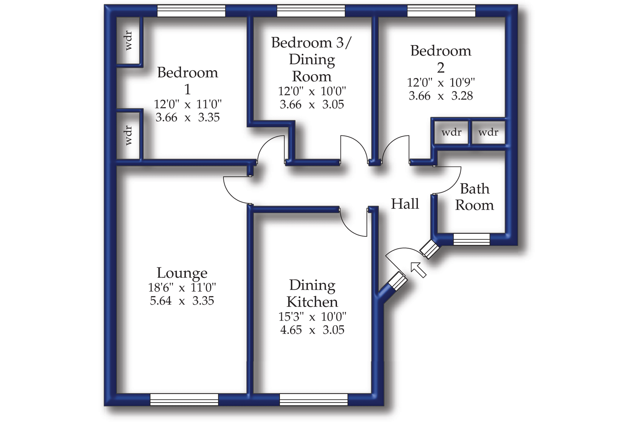 Midgeham Grove, Harden, Bingley, West Yorkshire BD16, 3 bedroom
