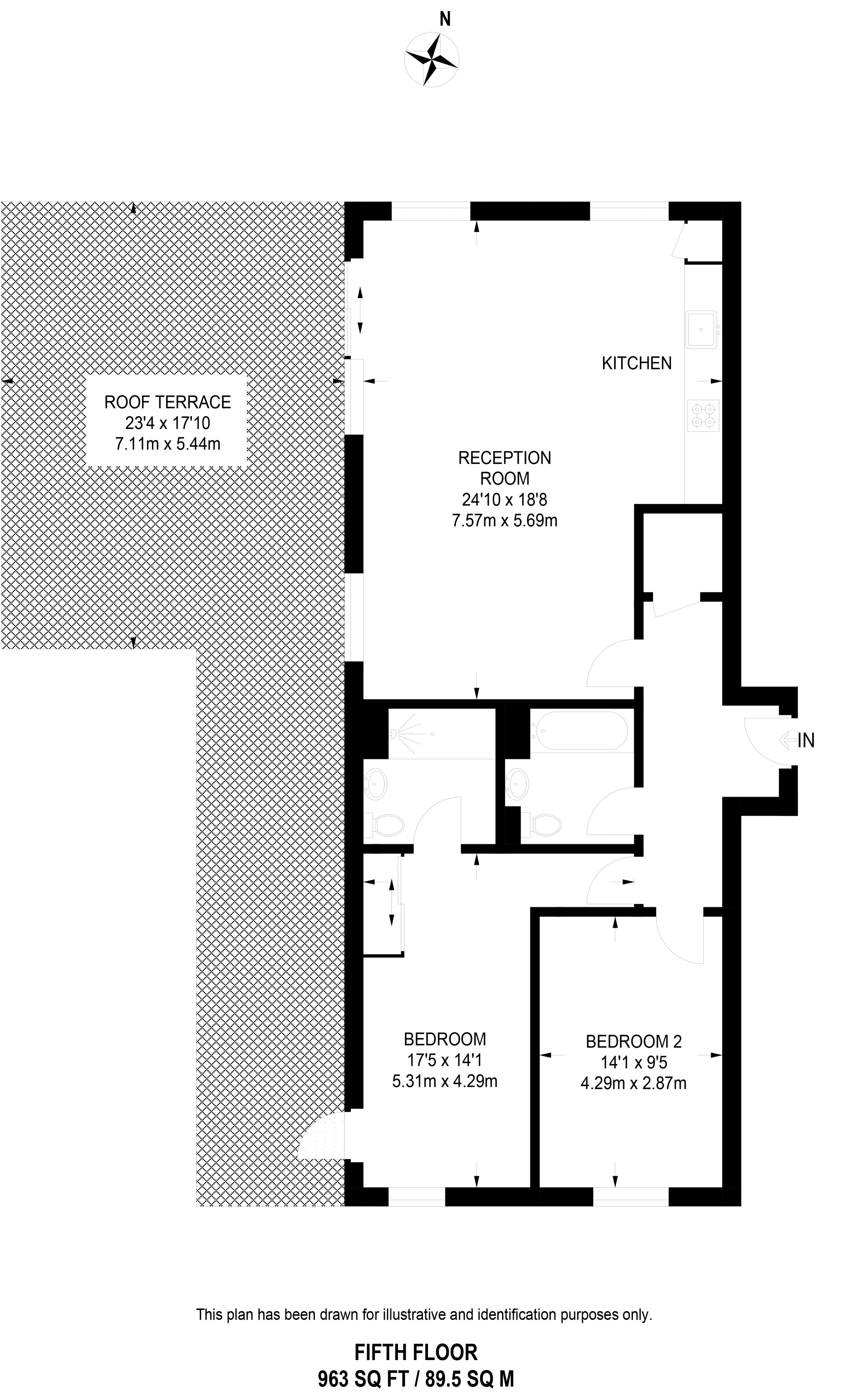 Kensington Apartments, Commercial Street, Aldgate, London E1, 2 bedroom