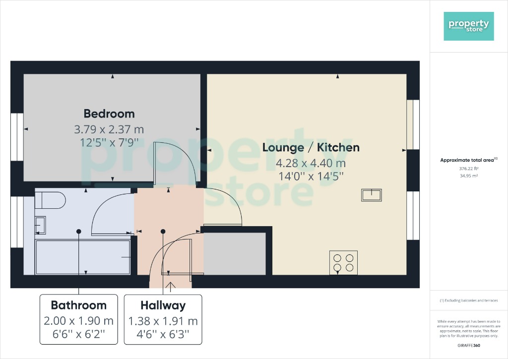 York Place, Bellshill, North Lanarkshire ML4, 1 bedroom flat to rent
