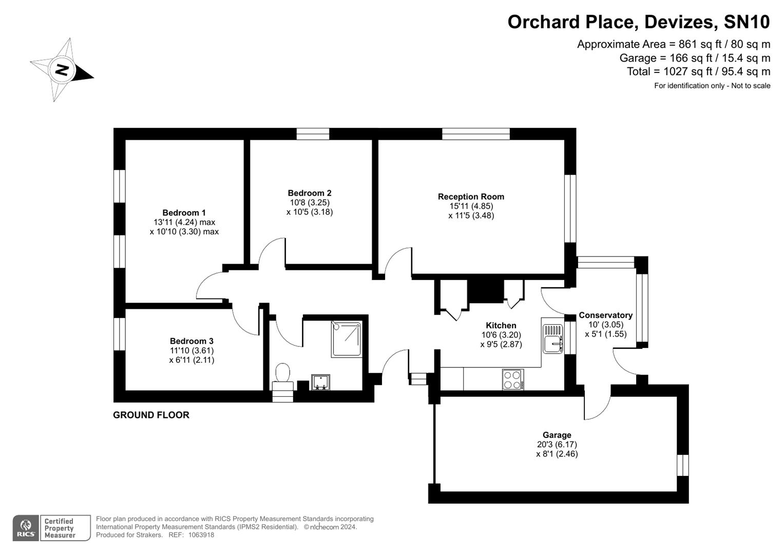 Orchard Place, West Lavington, Devizes SN10, 3 bedroom bungalow for