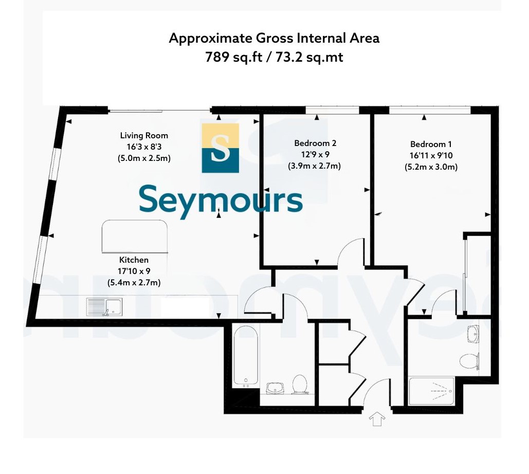 Sycamore Avenue, Woking, Surrey GU22, 2 bedroom flat for sale