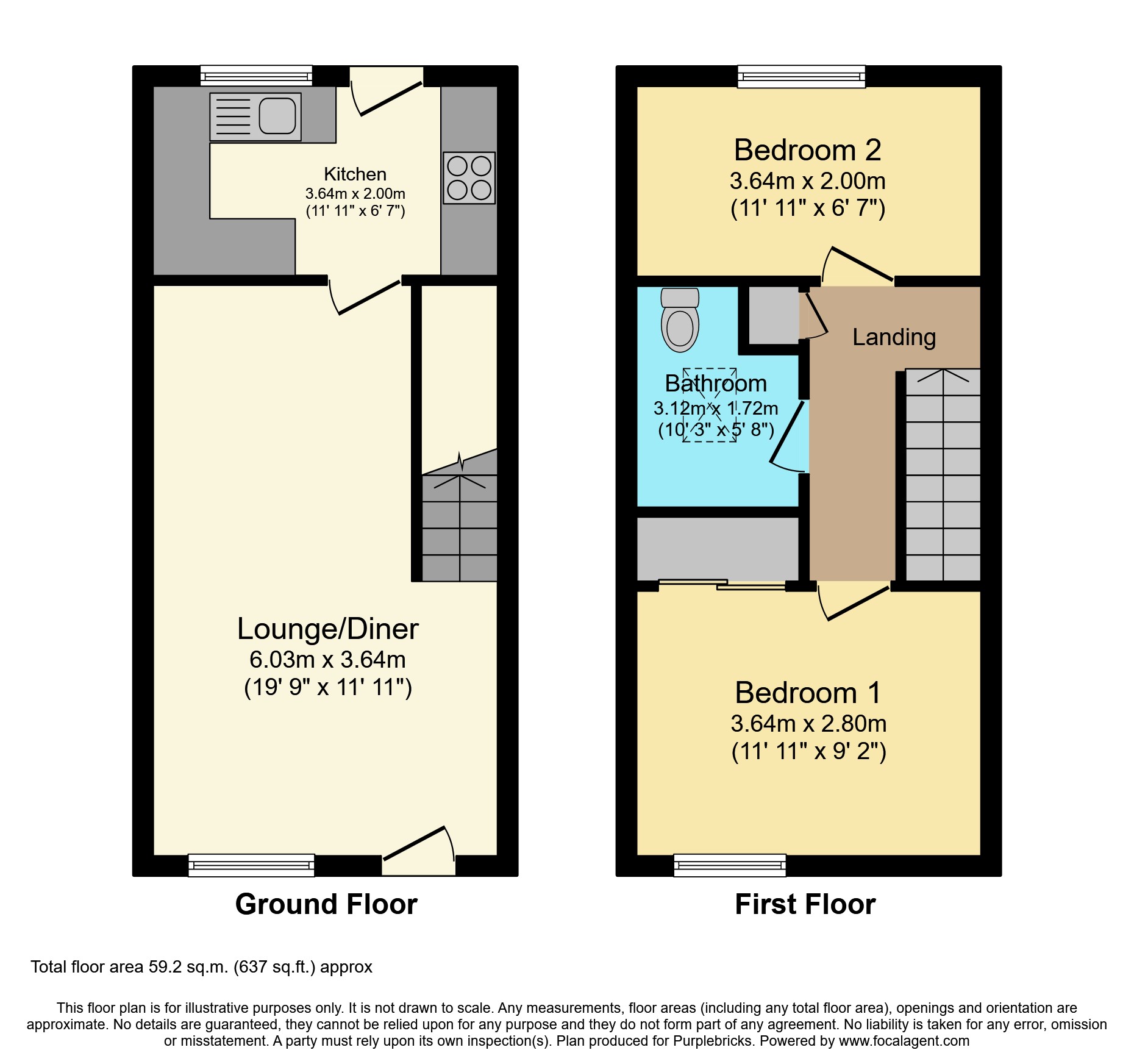 Daventry Road, Norton NN11, 2 bedroom terraced house for sale