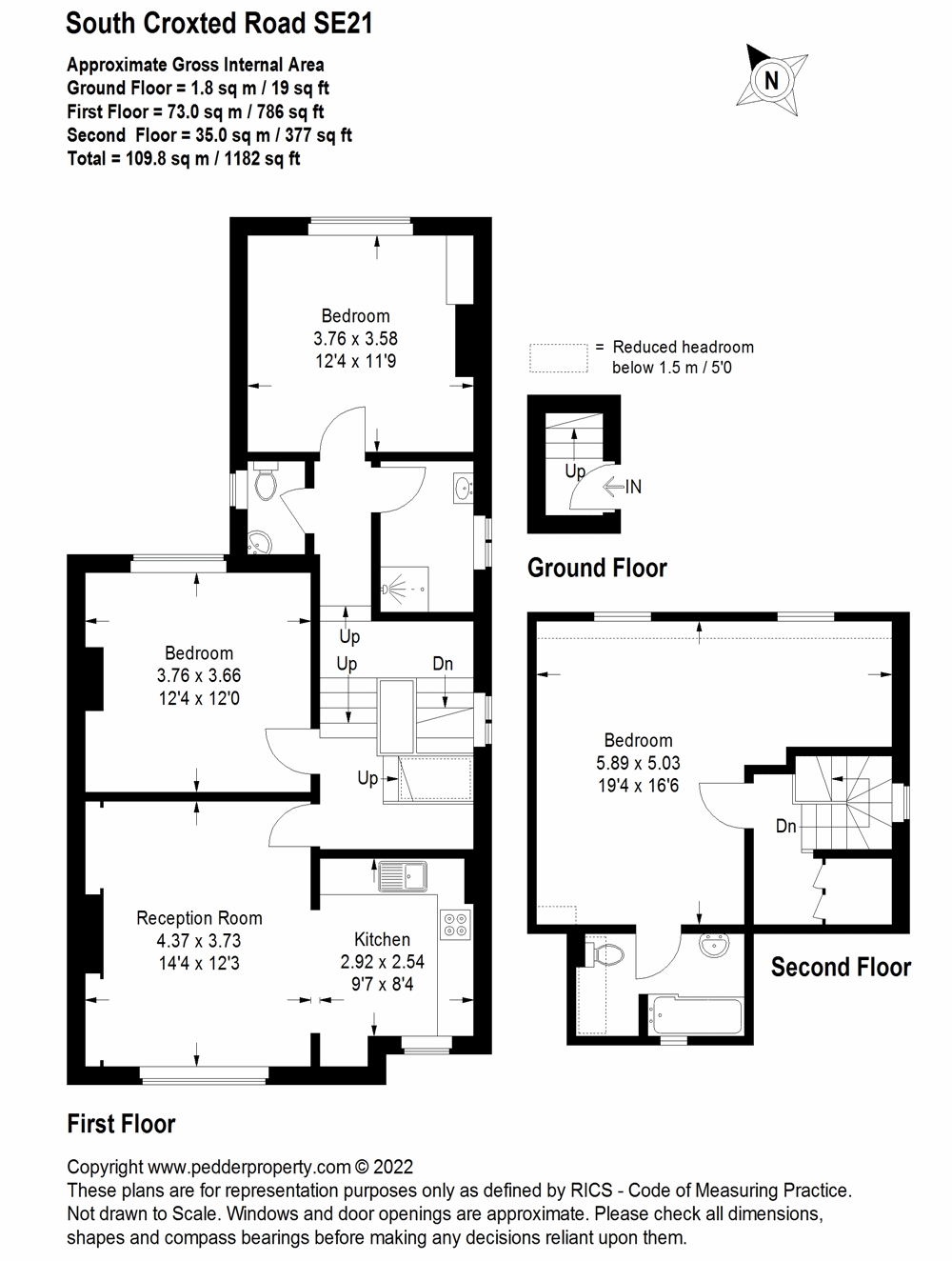 South Croxted Road, Dulwich, London SE21, 3 bedroom for sale