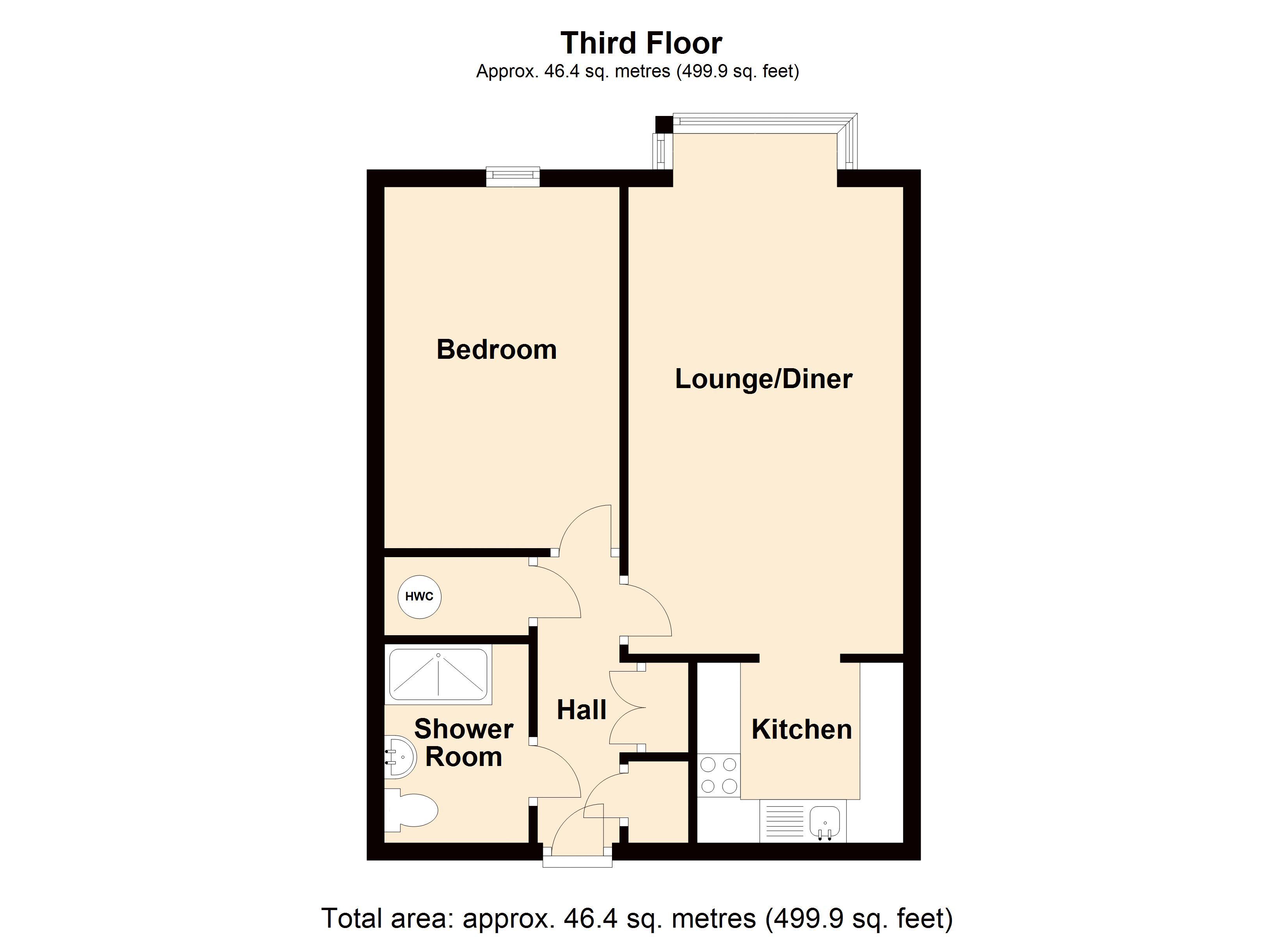 Uxbridge Road, Hatch End, Pinner HA5, 1 bedroom property for sale