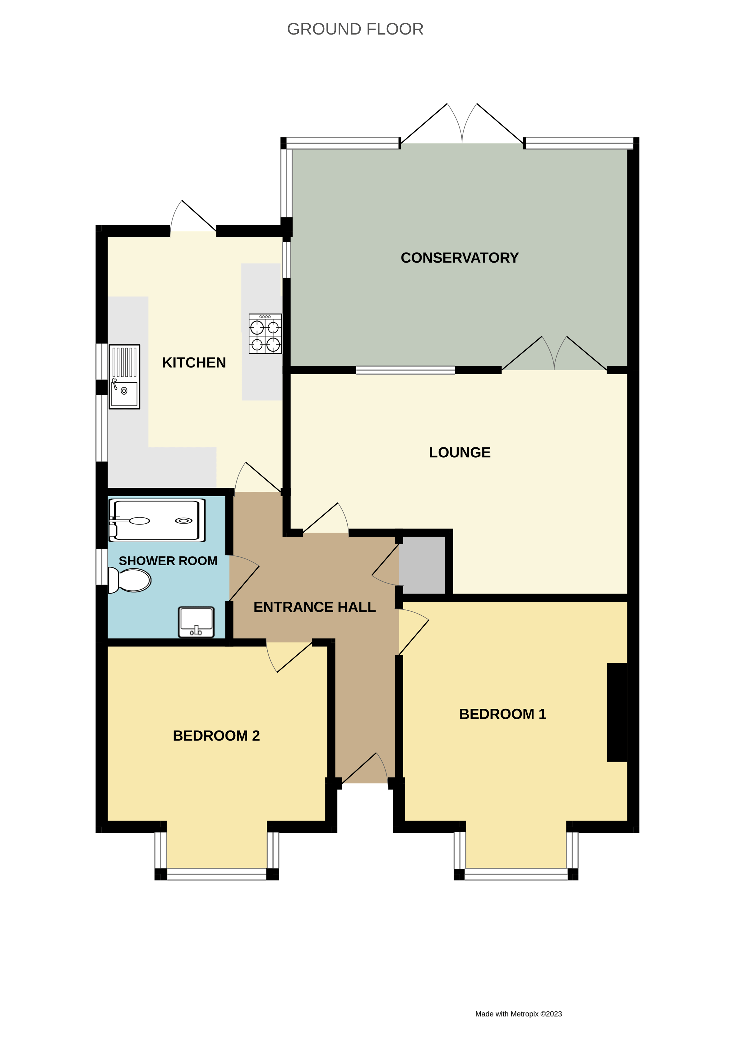 Warren Crescent, East Preston, West Sussex BN16, 2 bedroom bungalow for