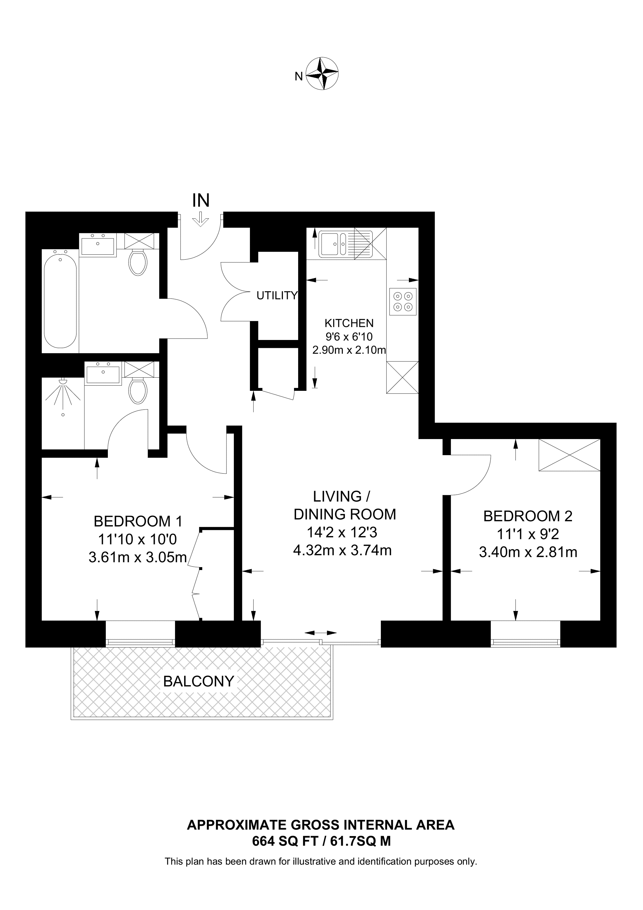 The Eight Gardens, Watford WD24, 2 bedroom flat for sale 63945815 PrimeLocation