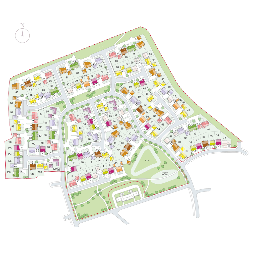 "The Mappleton Plot 96" at The Meadows, Wynyard, Billingham TS22, 5