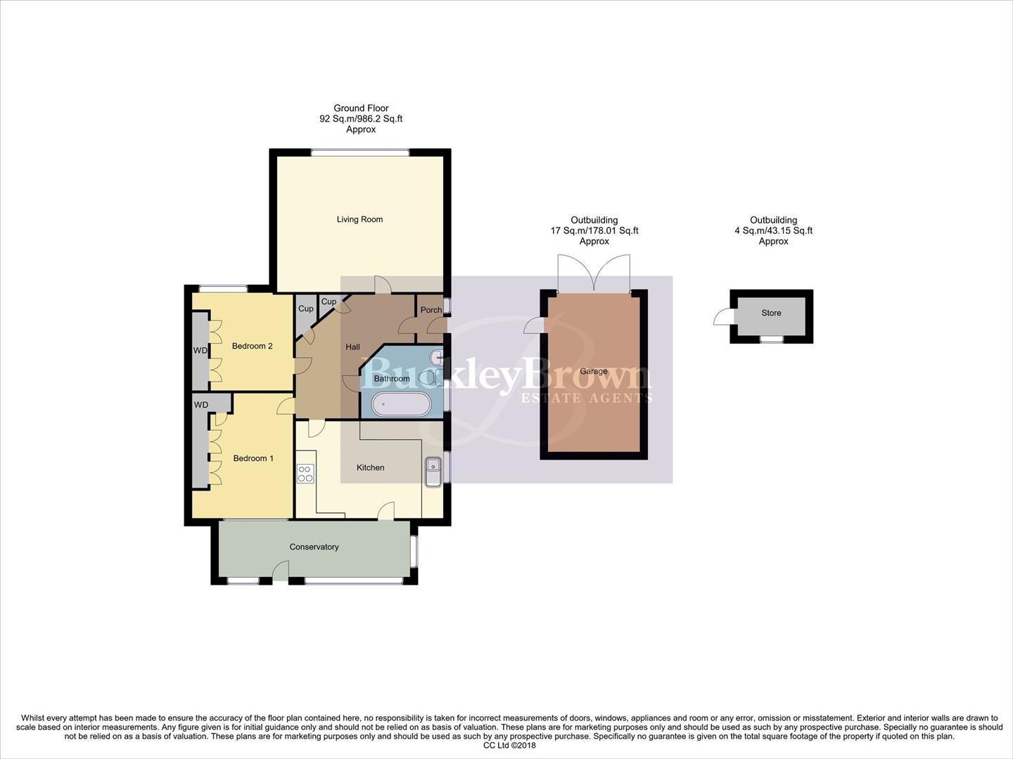 Gordondale Road, Mansfield NG19, 2 bedroom semidetached bungalow for