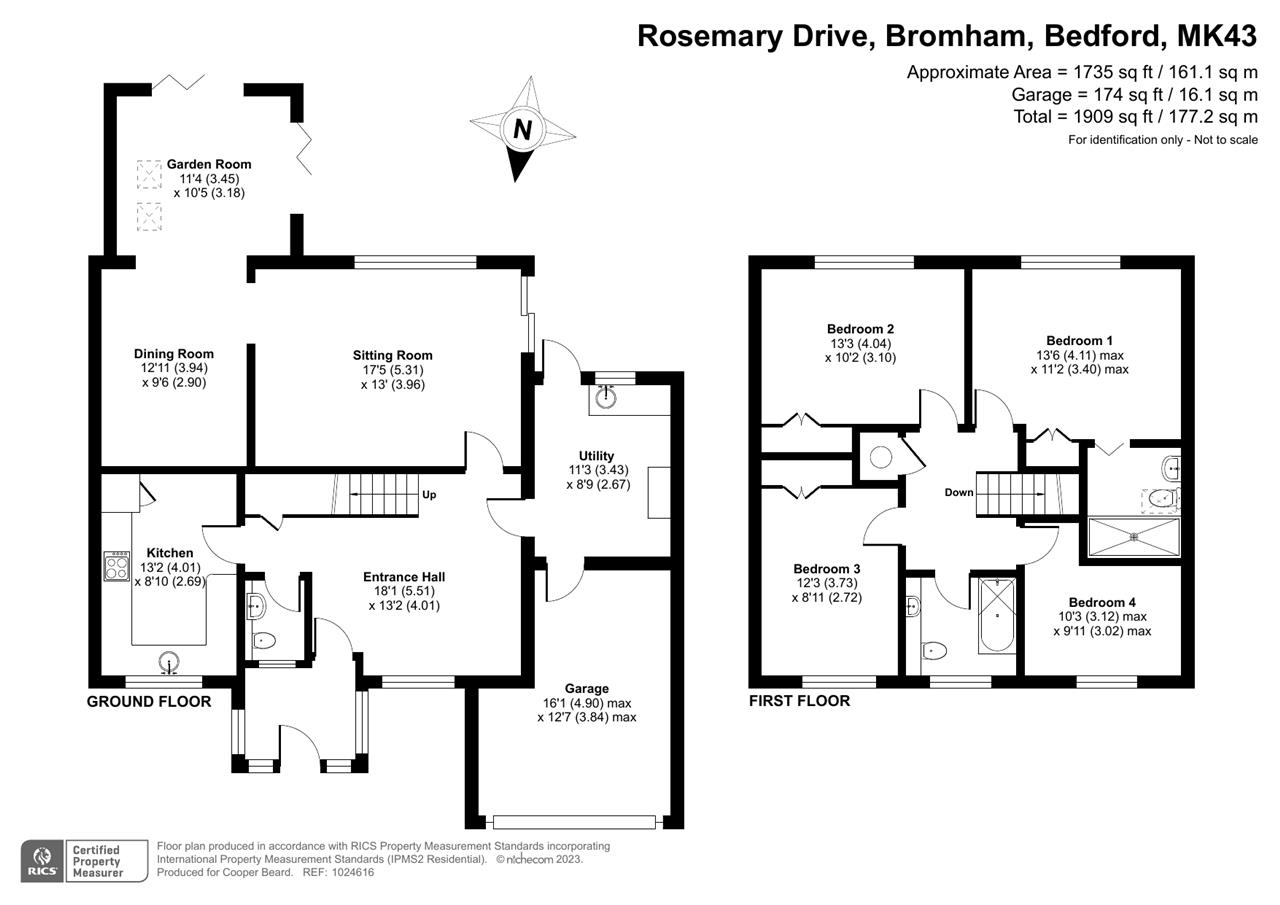Rosemary Drive, Bromham, Bedford MK43, 4 bedroom detached house for