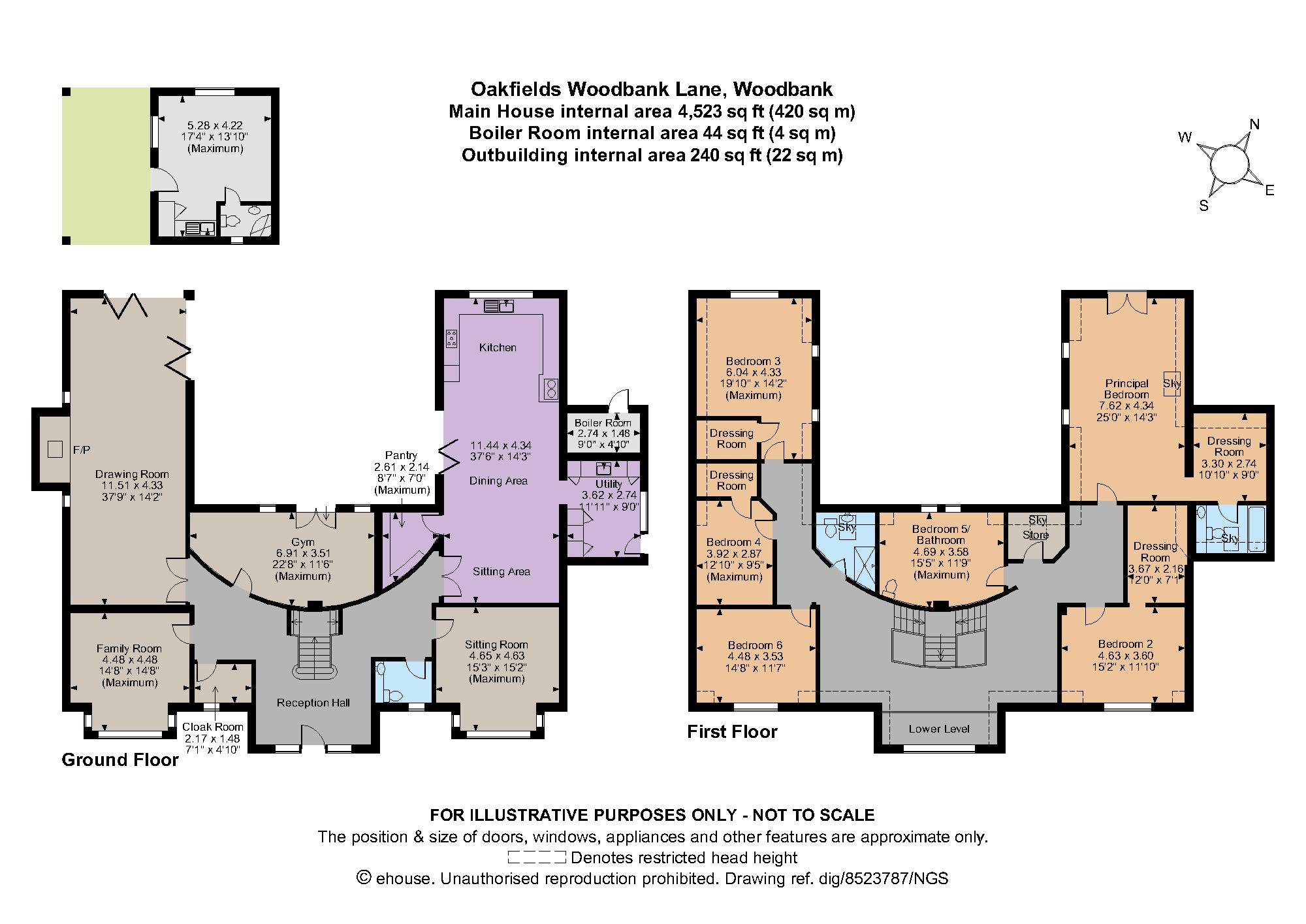 Woodbank Lane, Woodbank, Chester CH1, 5 bedroom detached house for sale