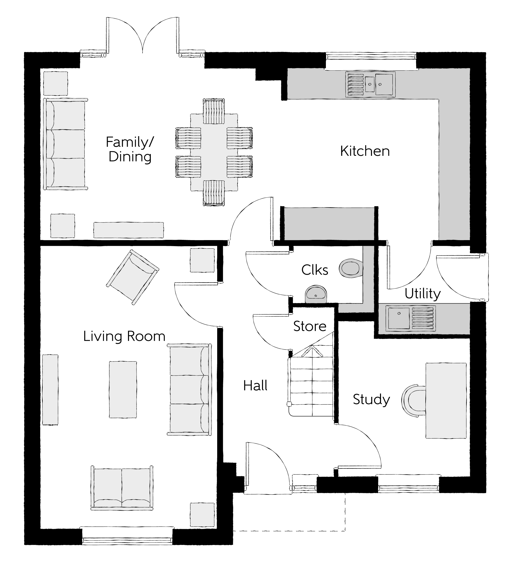 "The Philosopher" at Darwell Close, St. LeonardsOnSea TN38, 4 bedroom