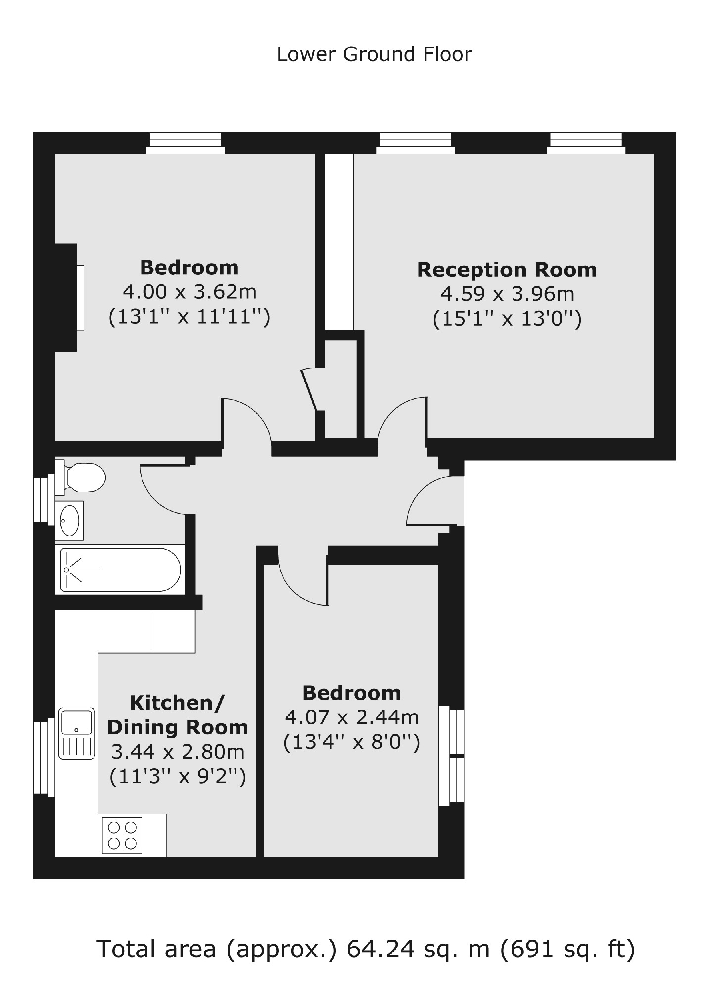 Boston Manor Road, Brentford TW8, 2 bedroom flat for sale 63793215
