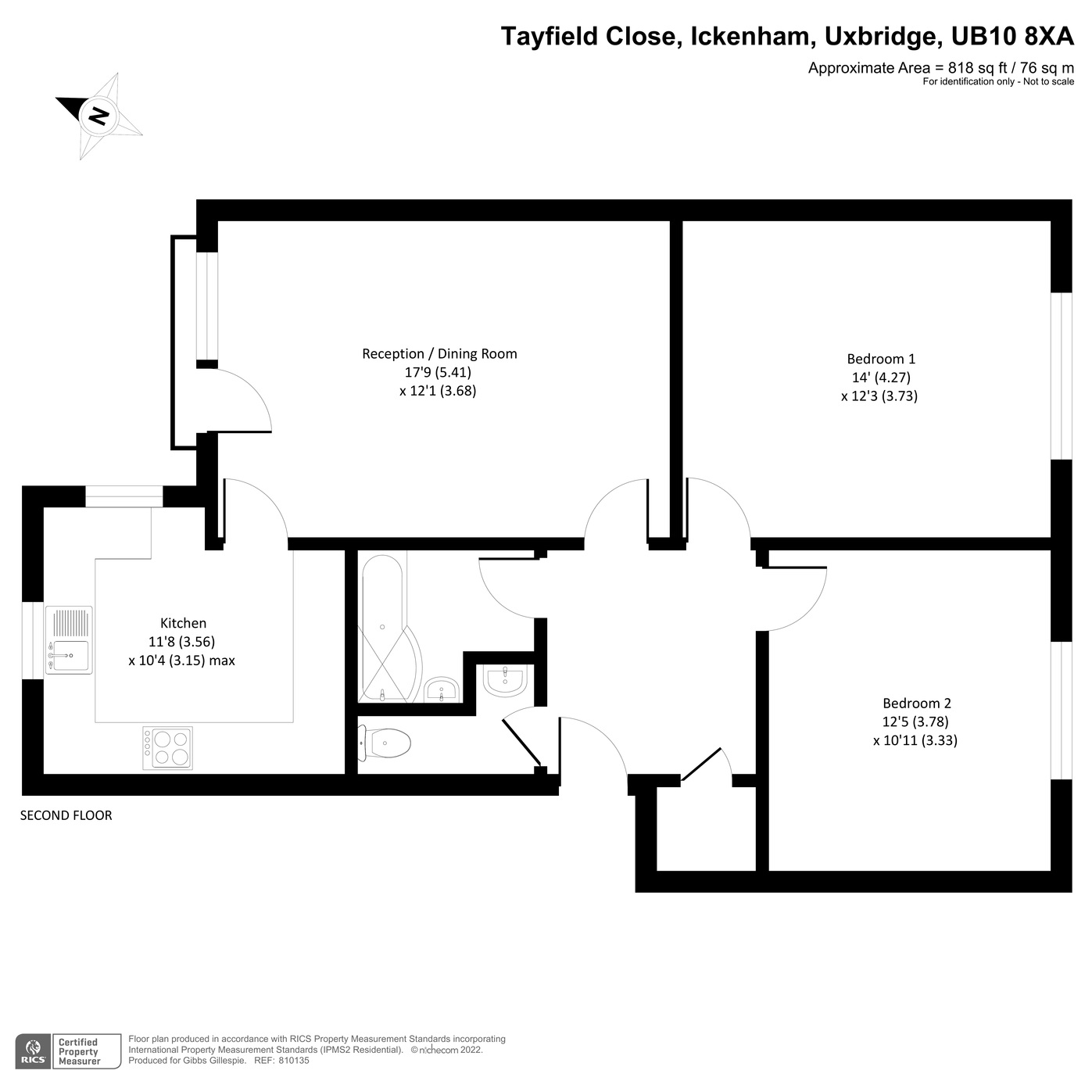 Tayfield Close, Ickenham, Uxbridge UB10, 2 bedroom flat for sale