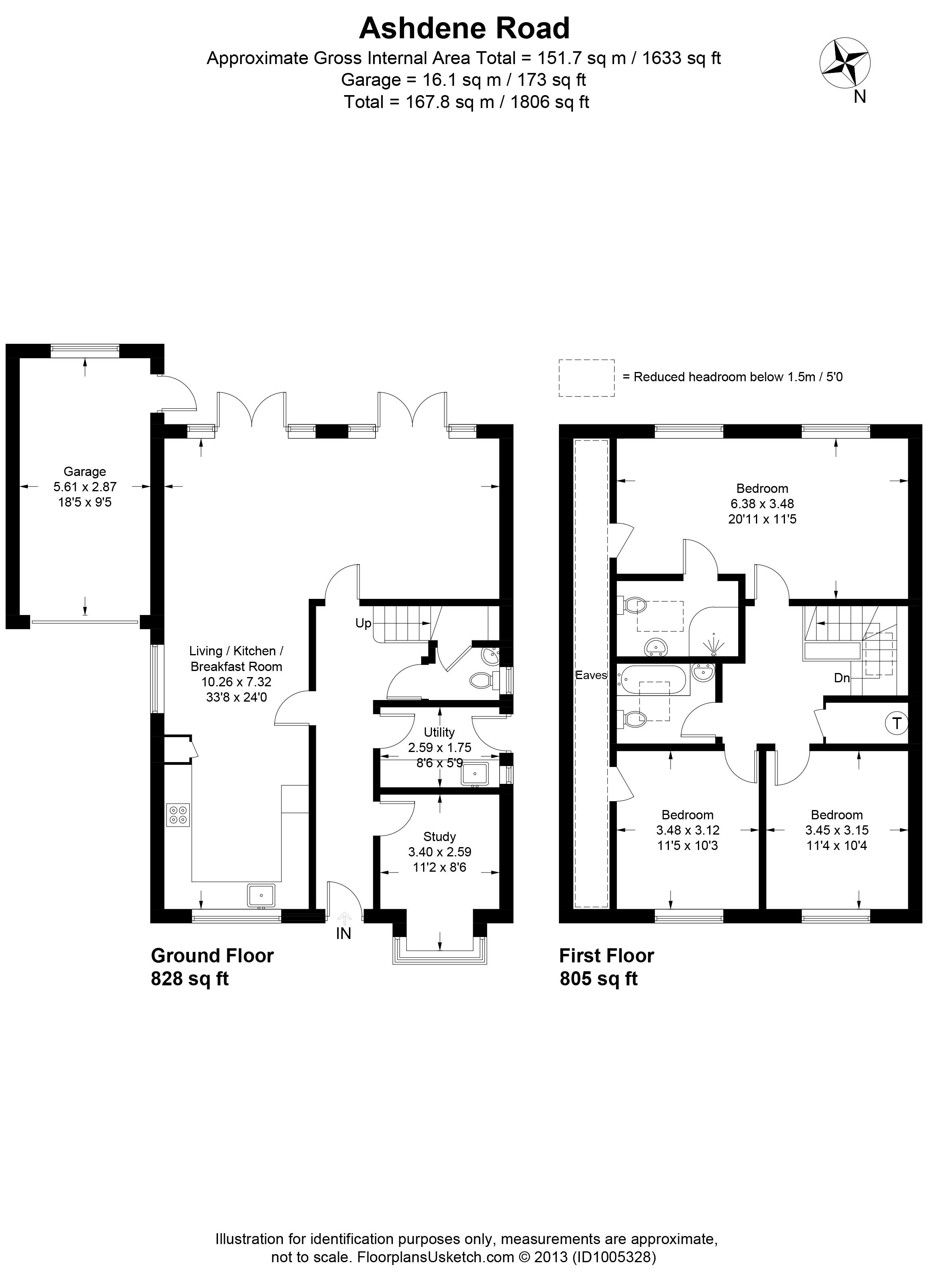 Ashdene Road, Ash, Guildford, Surrey GU12, 3 bedroom detached house for