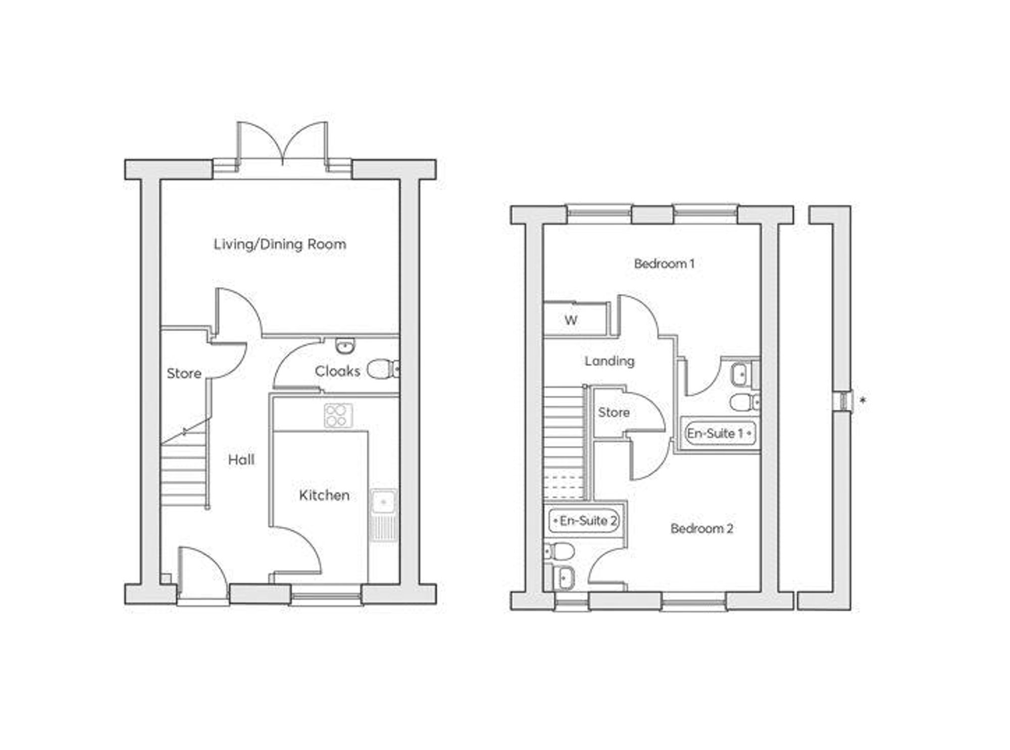 Blythe Bridge, Stoke On Trent ST11, 2 bedroom semidetached house for