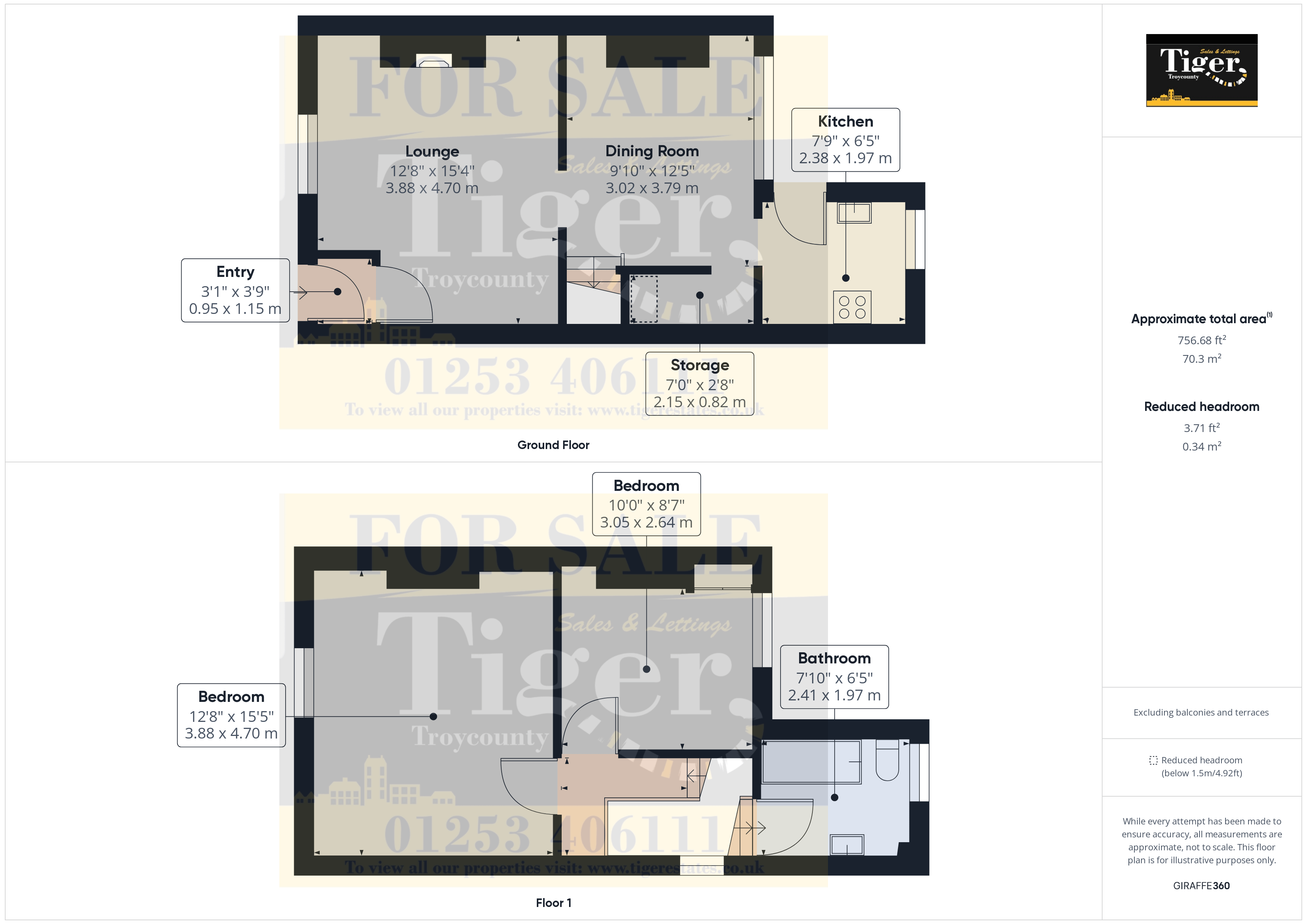 St Davids Road, Preston PR1, 2 bedroom terraced house for sale