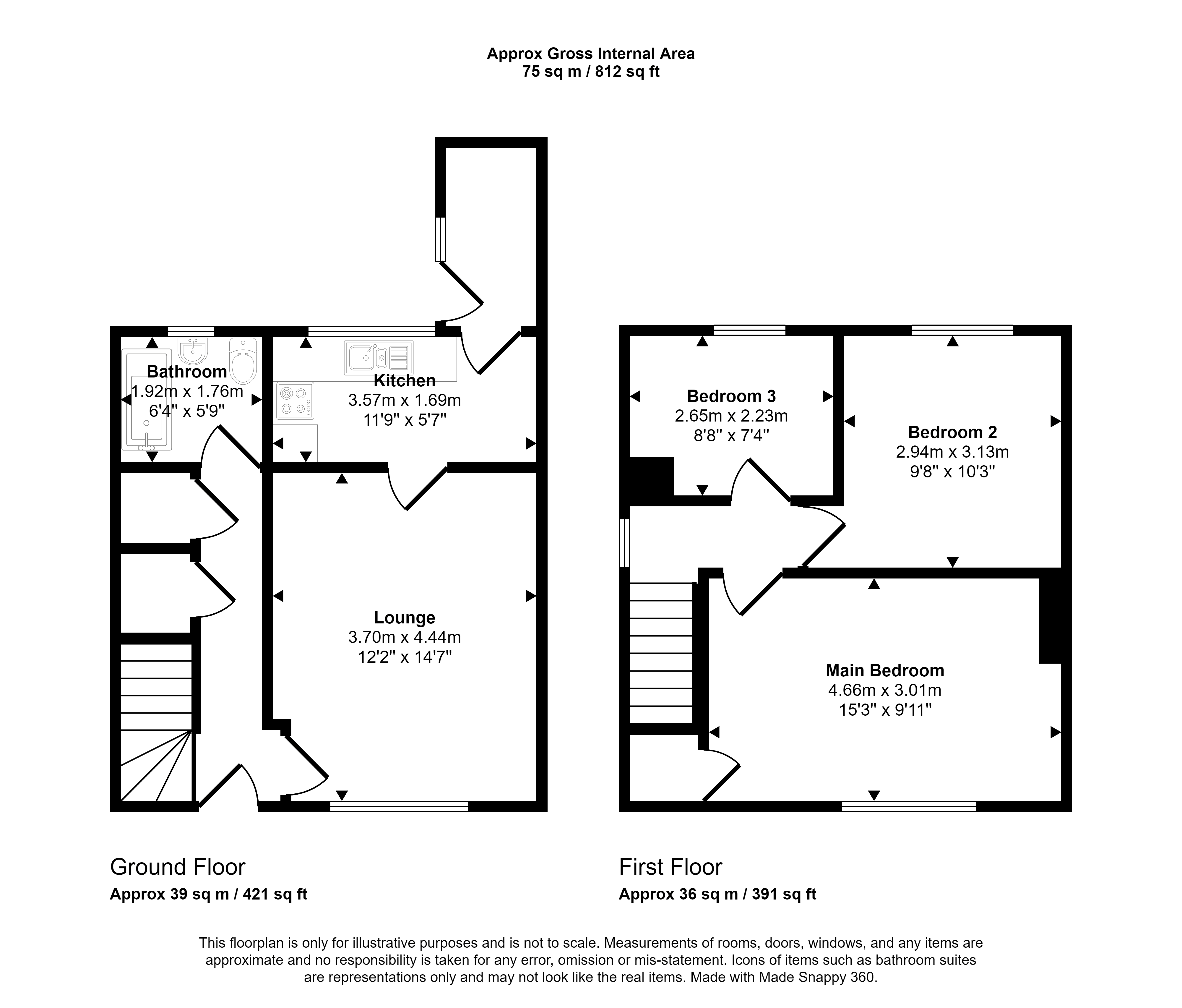 Holly Crescent, Sacriston, Durham DH7, 3 bedroom semidetached house