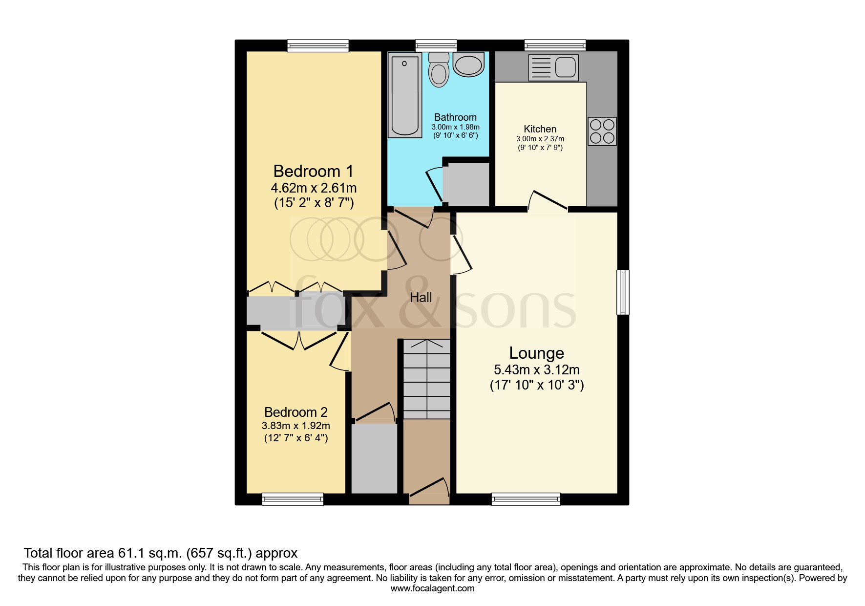 Church Bailey, Westham, Pevensey BN24, 2 bedroom flat for sale