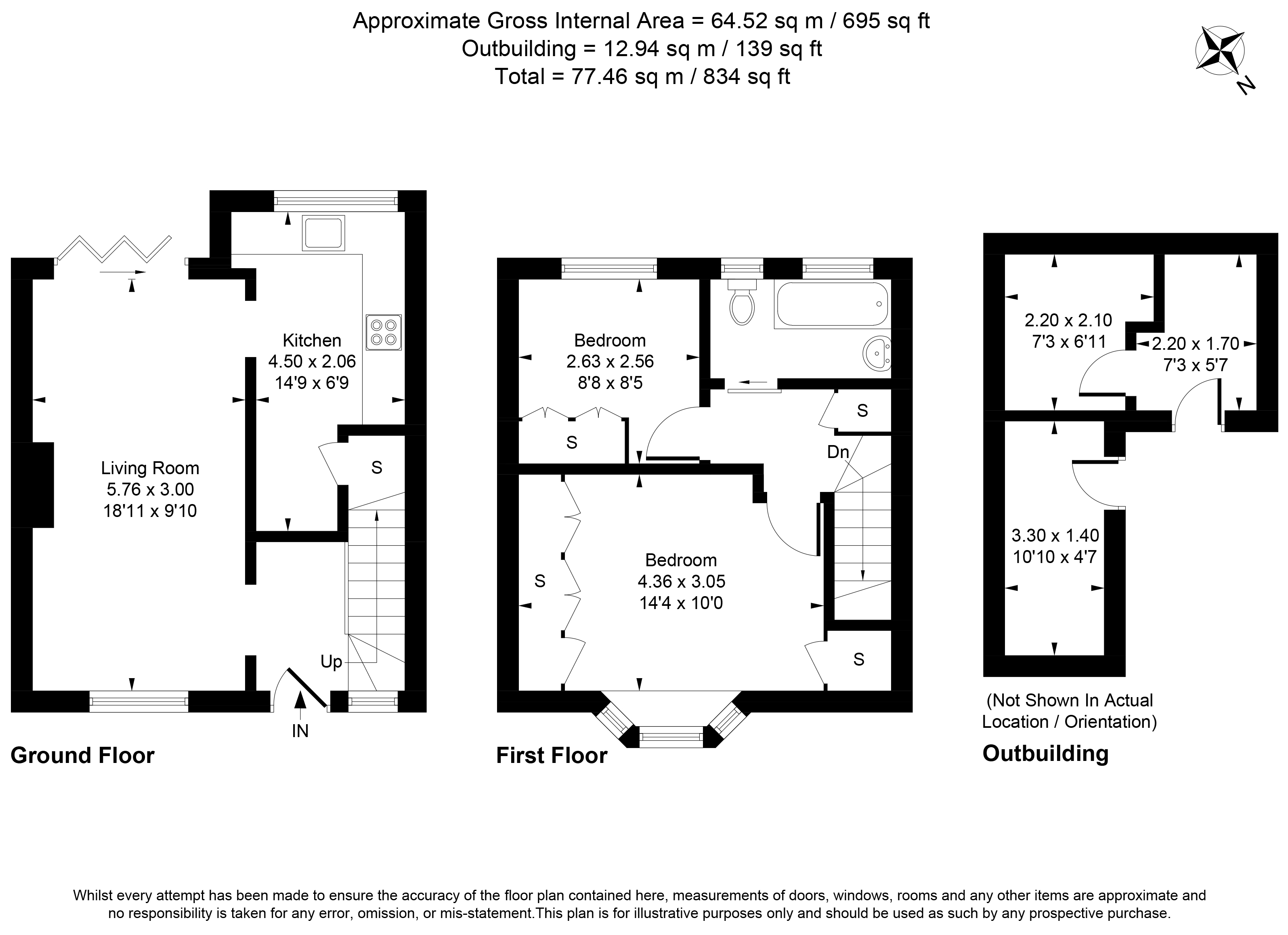 Sandringham Drive, Ashford TW15, 2 bedroom terraced house for sale