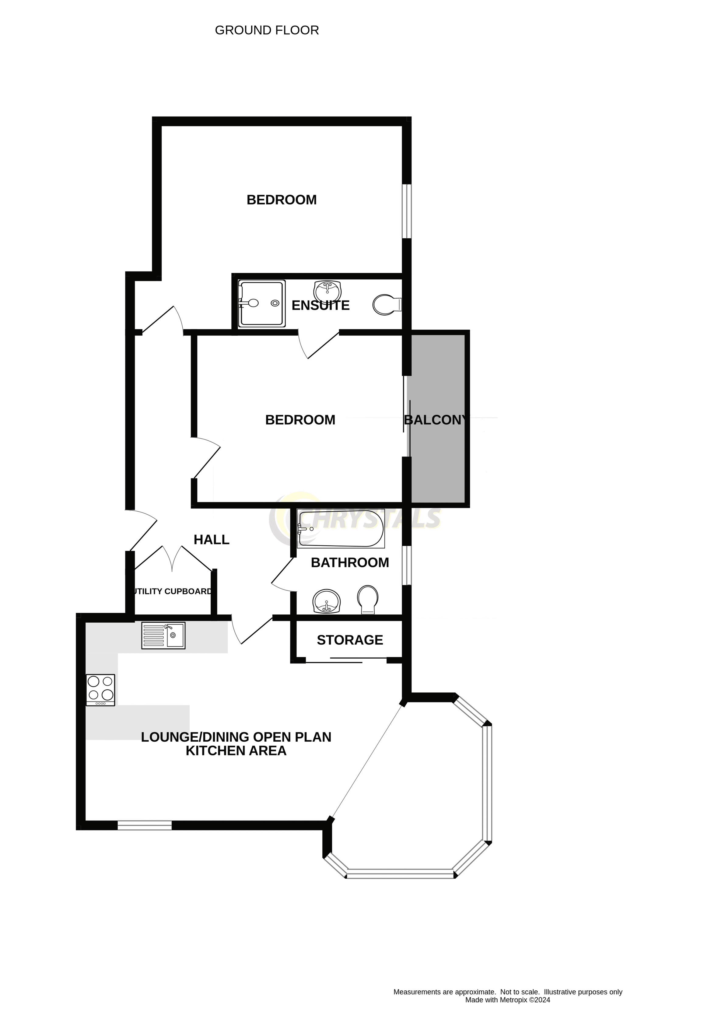 Apartment 55, Empress Apartments, Central Promenade, Douglas IM2, 2 bedroom flat for sale