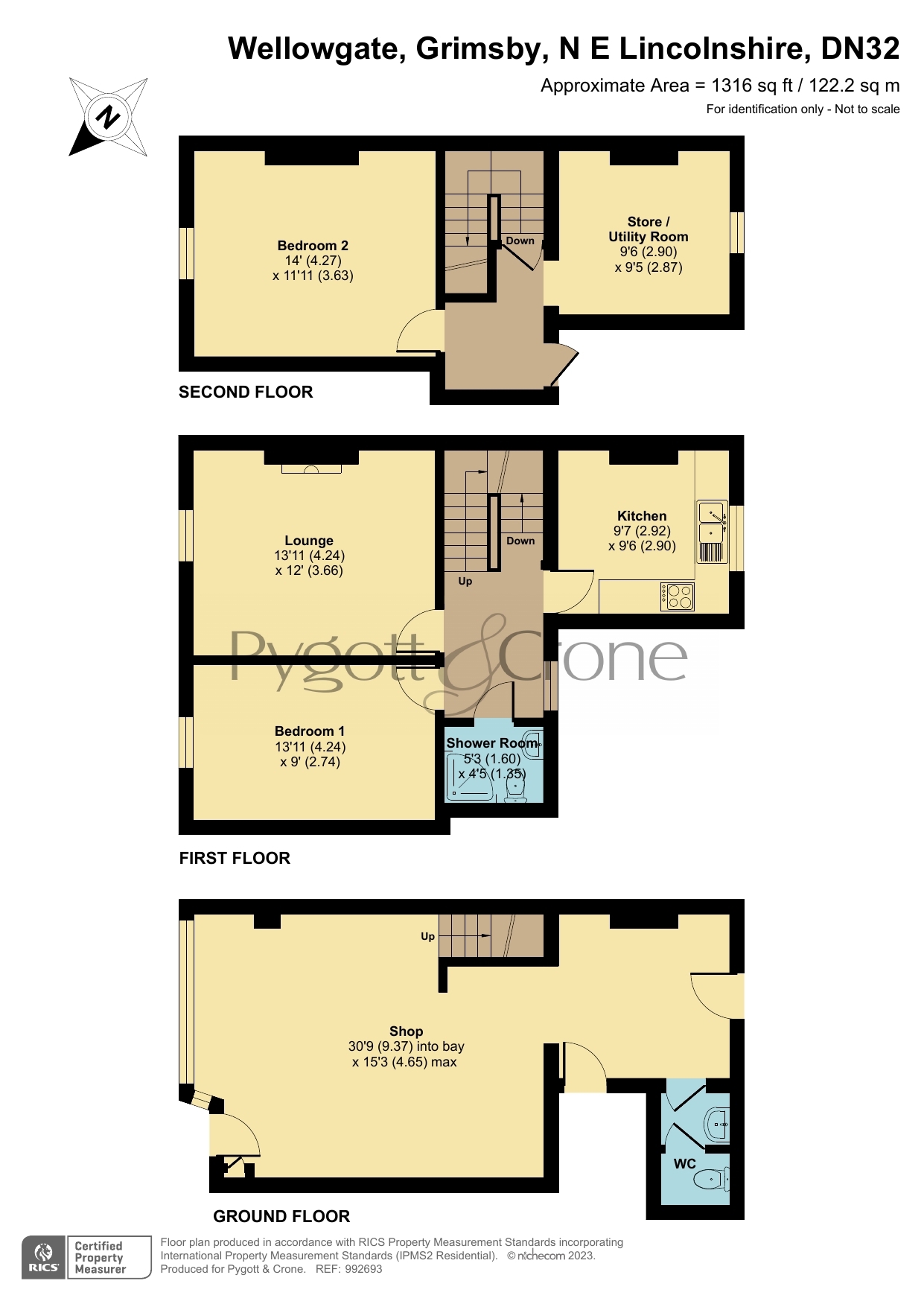 Wellowgate, Grimsby DN32, 2 bedroom terraced house for sale 64888662