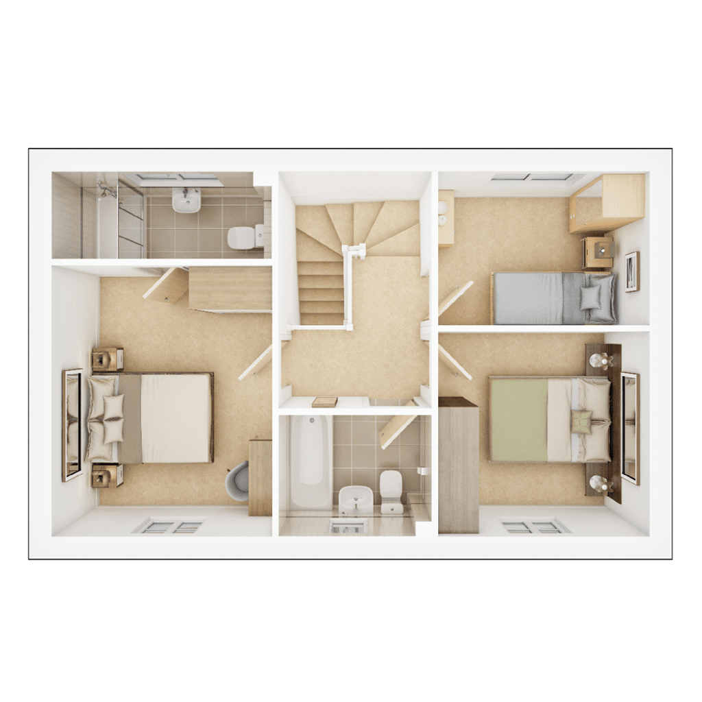 "The Easedale Plot 16" at London Road, Sleaford NG34, 3 bedroom semi